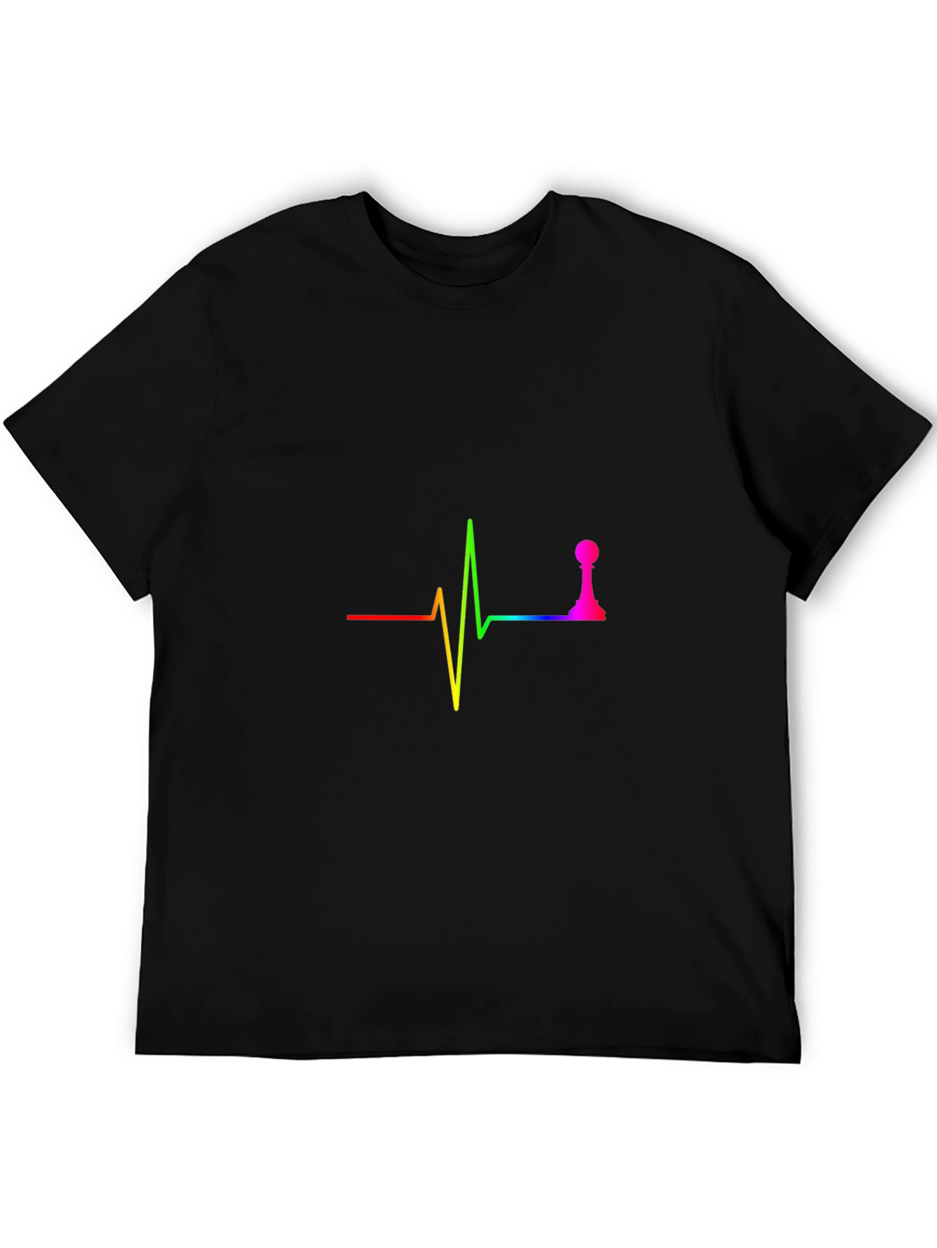 Chess Life T-Shirt: Heartbeat Pawn Design
