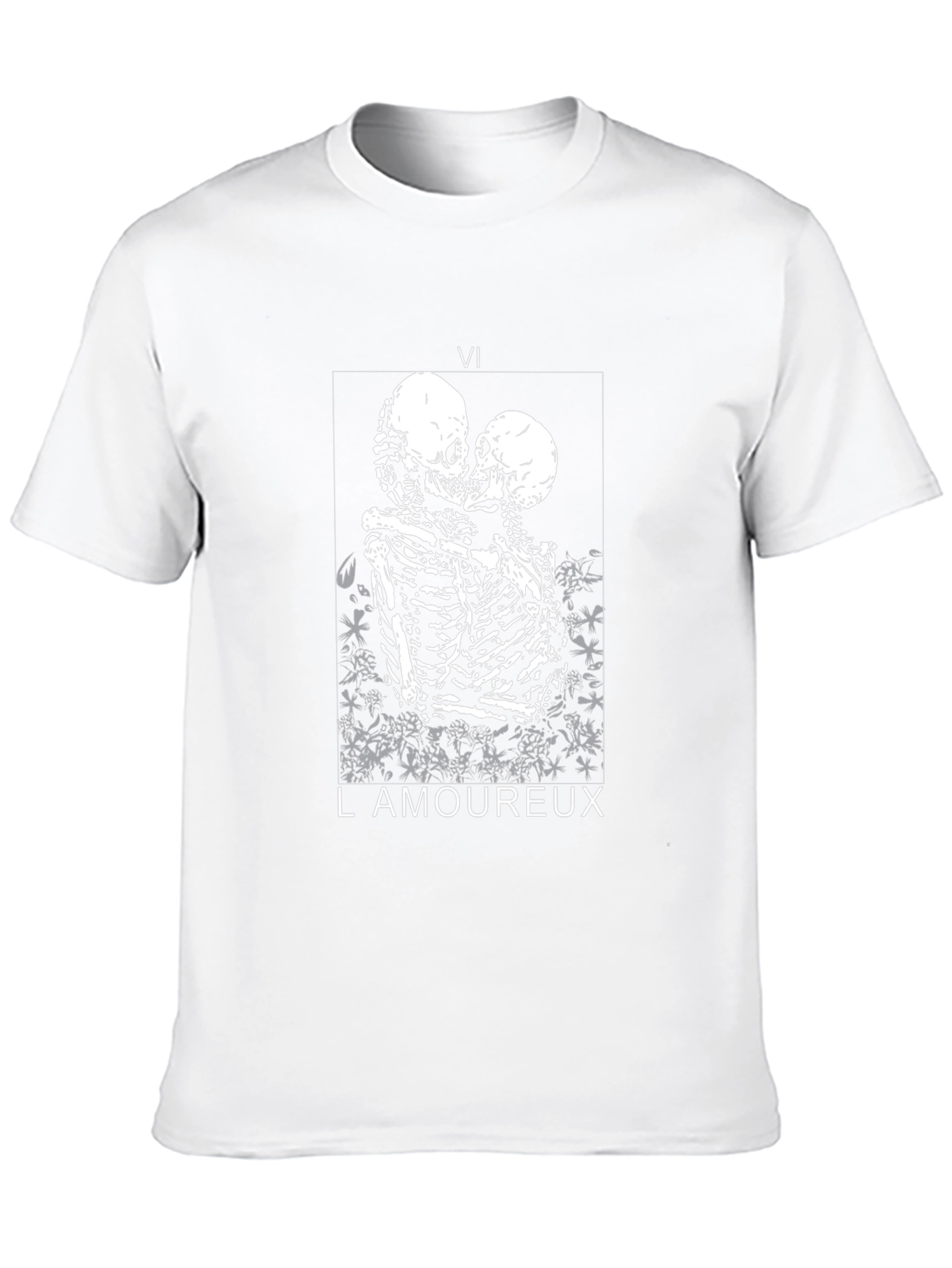 Skeleton Couple Graphic Tee - LAmoureux