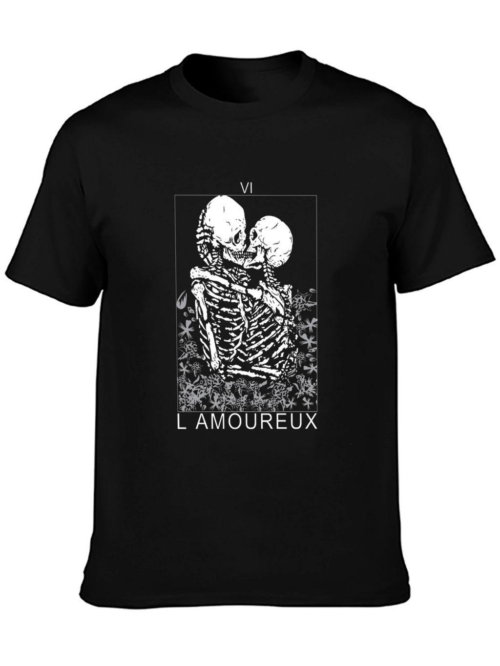 Skeleton Couple Graphic Tee - LAmoureux
