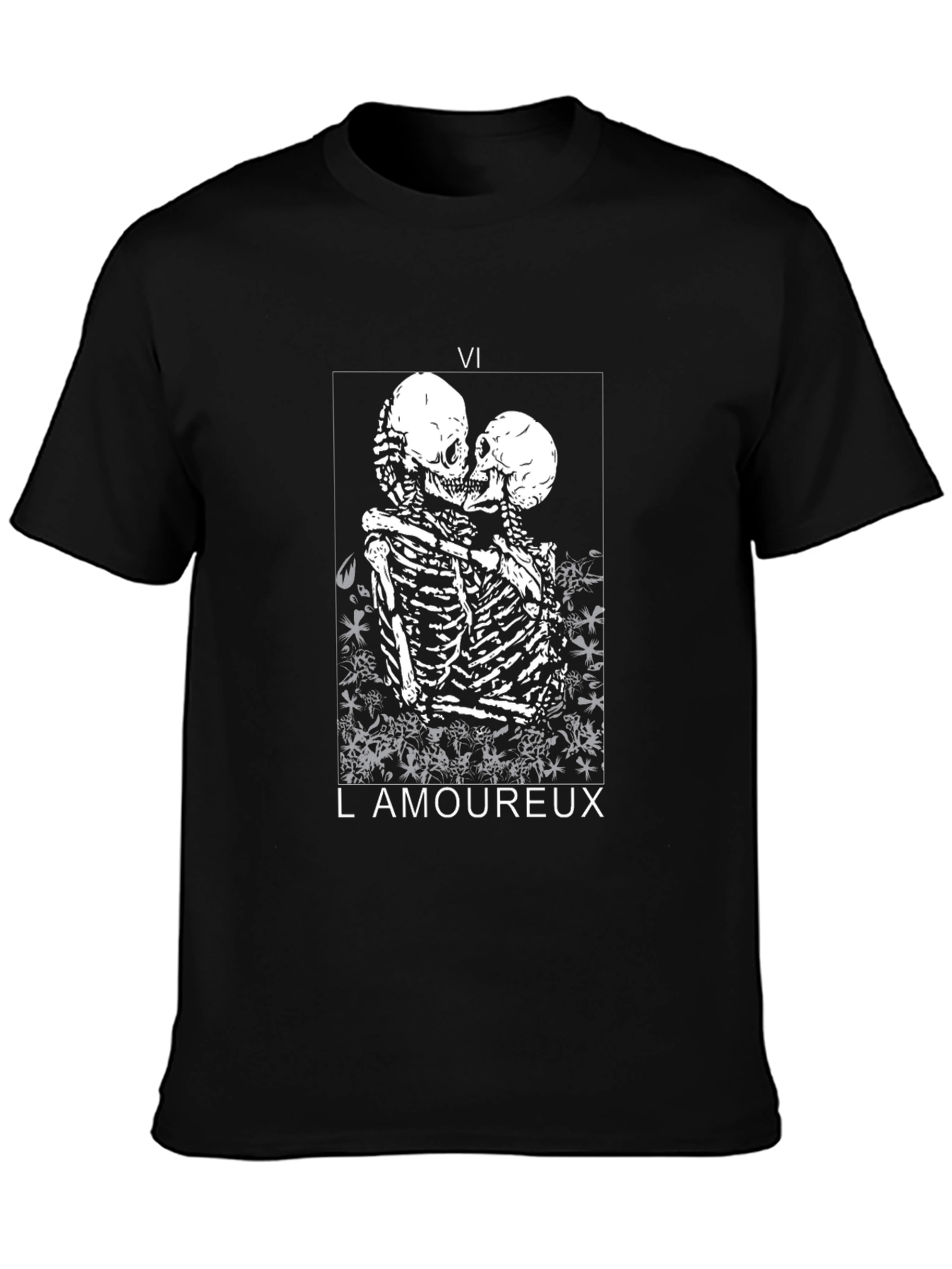 Skeleton Couple Graphic Tee - LAmoureux