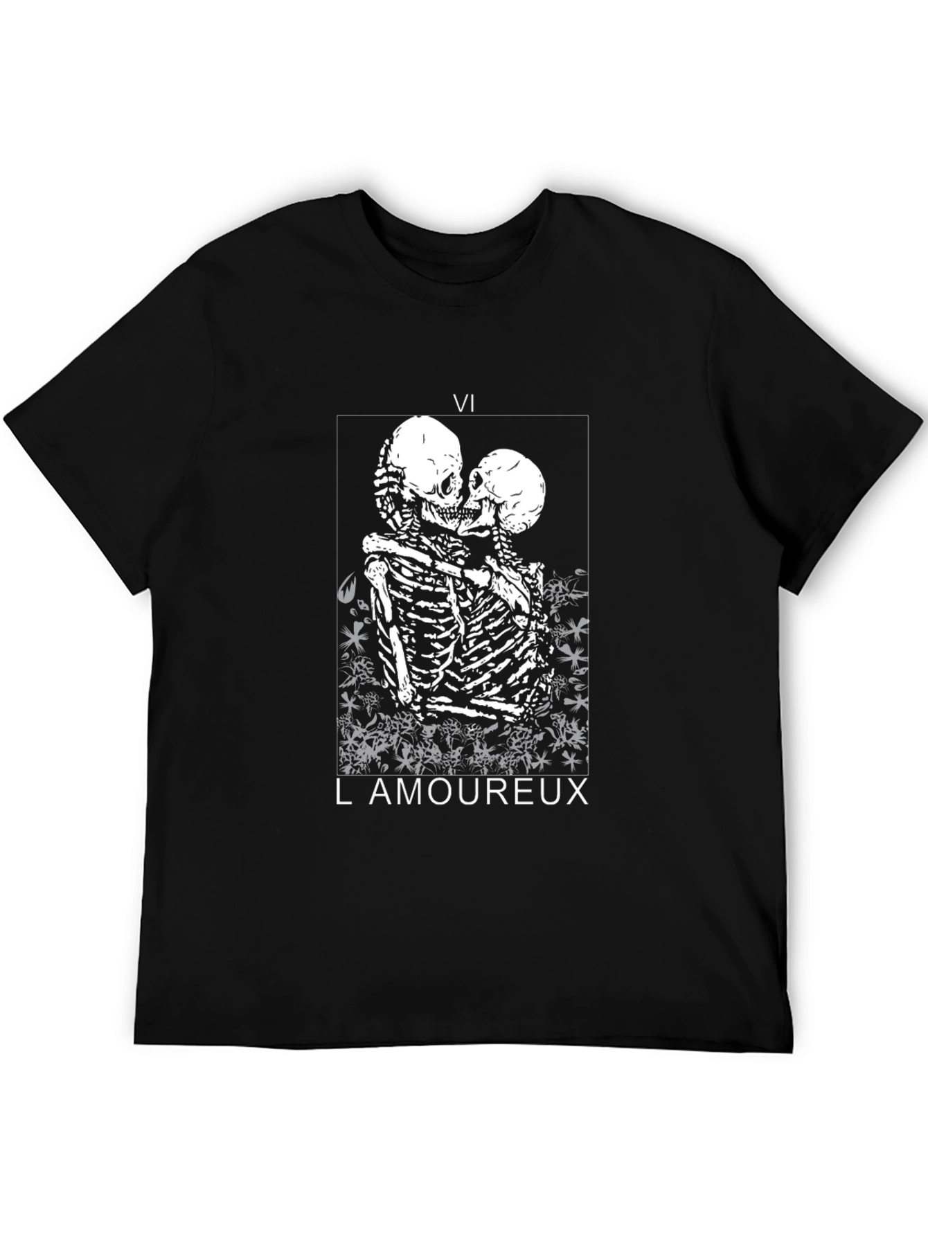 Skeleton Couple Graphic Tee - LAmoureux