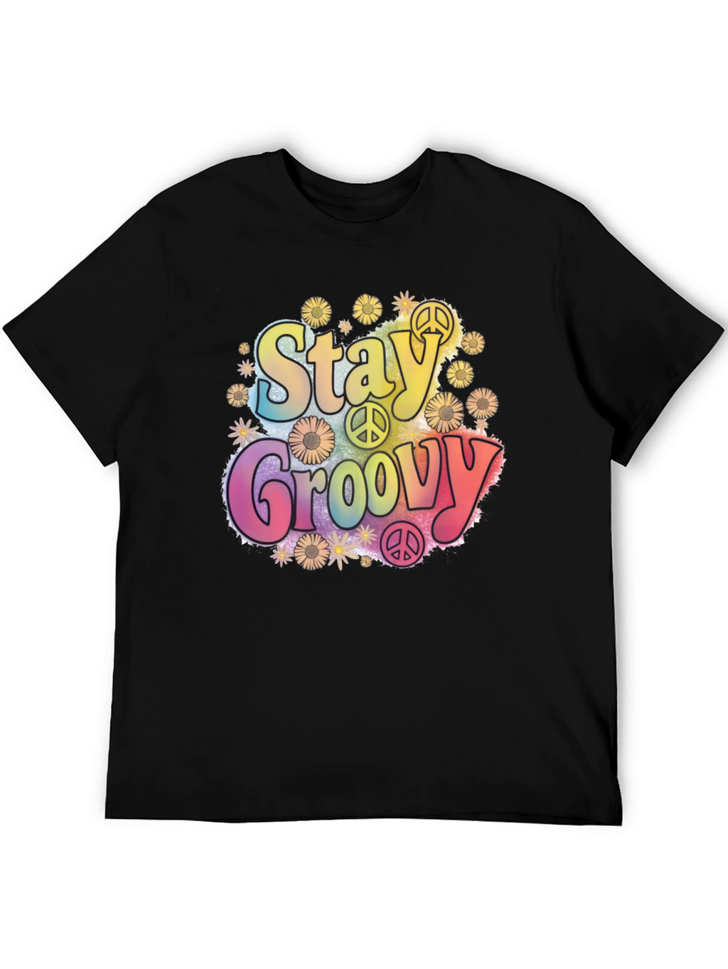 Stay Groovy Retro Graphic Tee