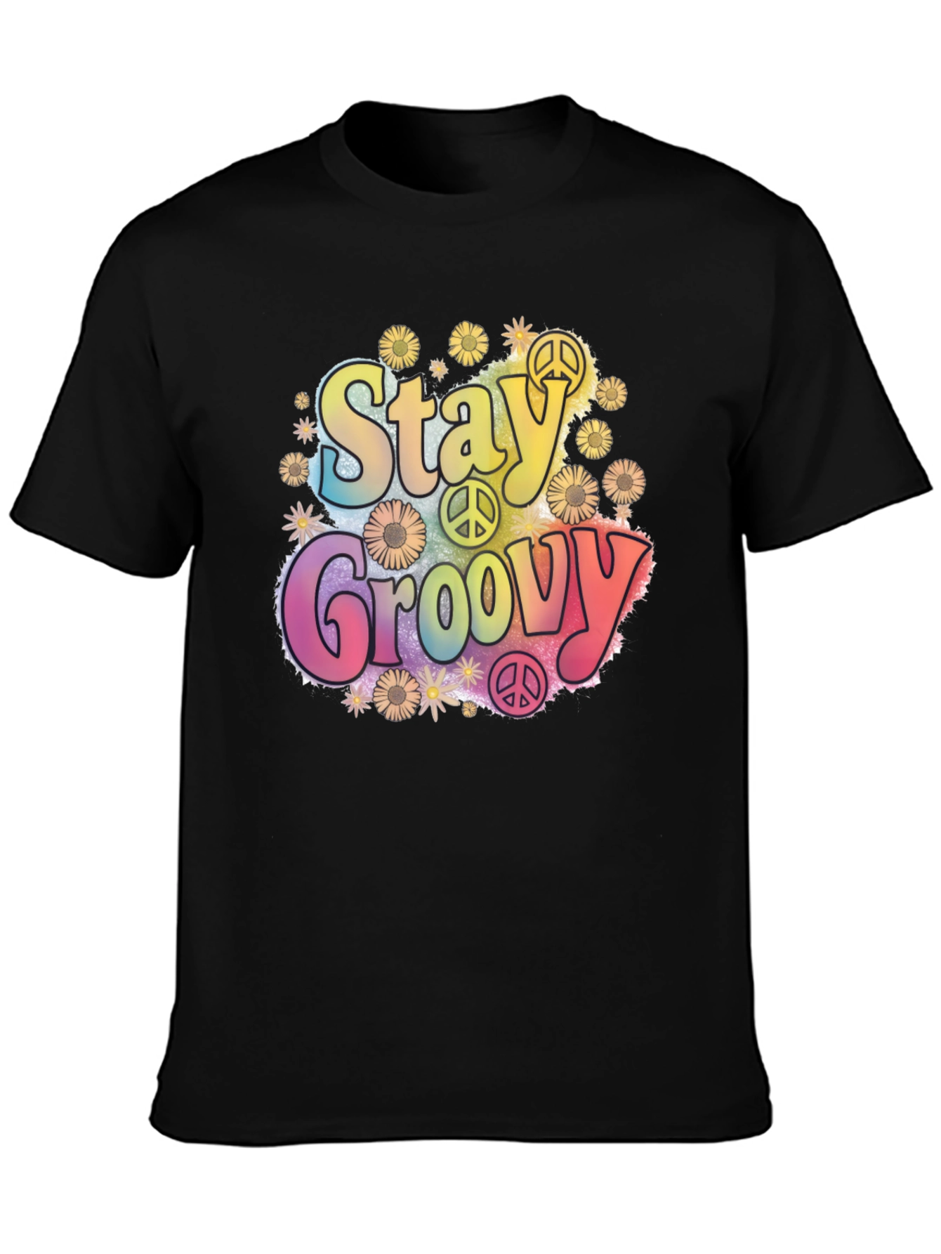 Stay Groovy Retro Graphic Tee