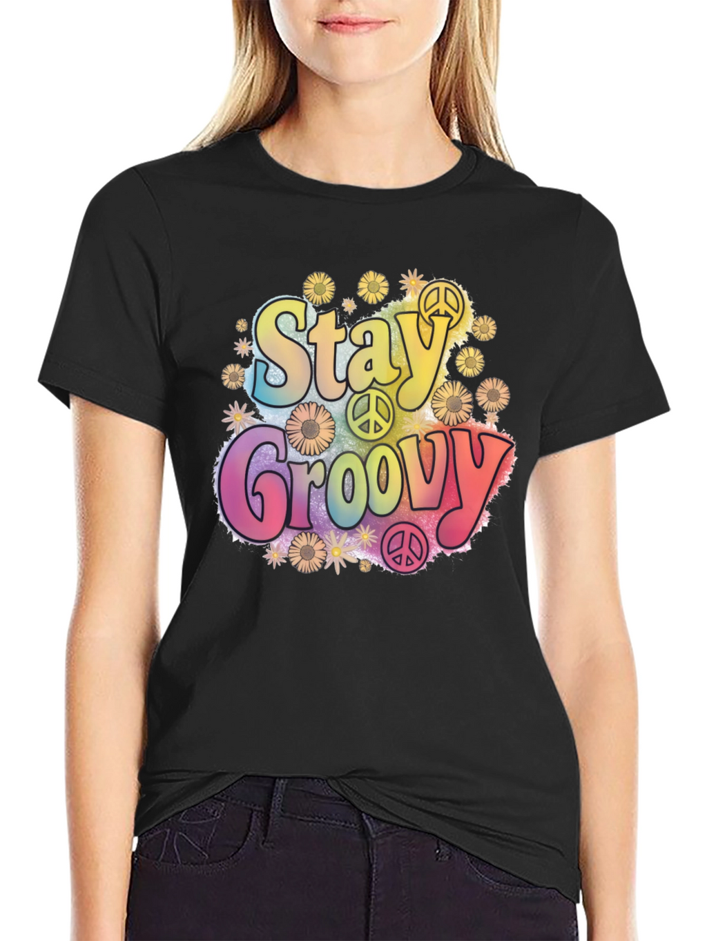 Stay Groovy Retro Graphic Tee