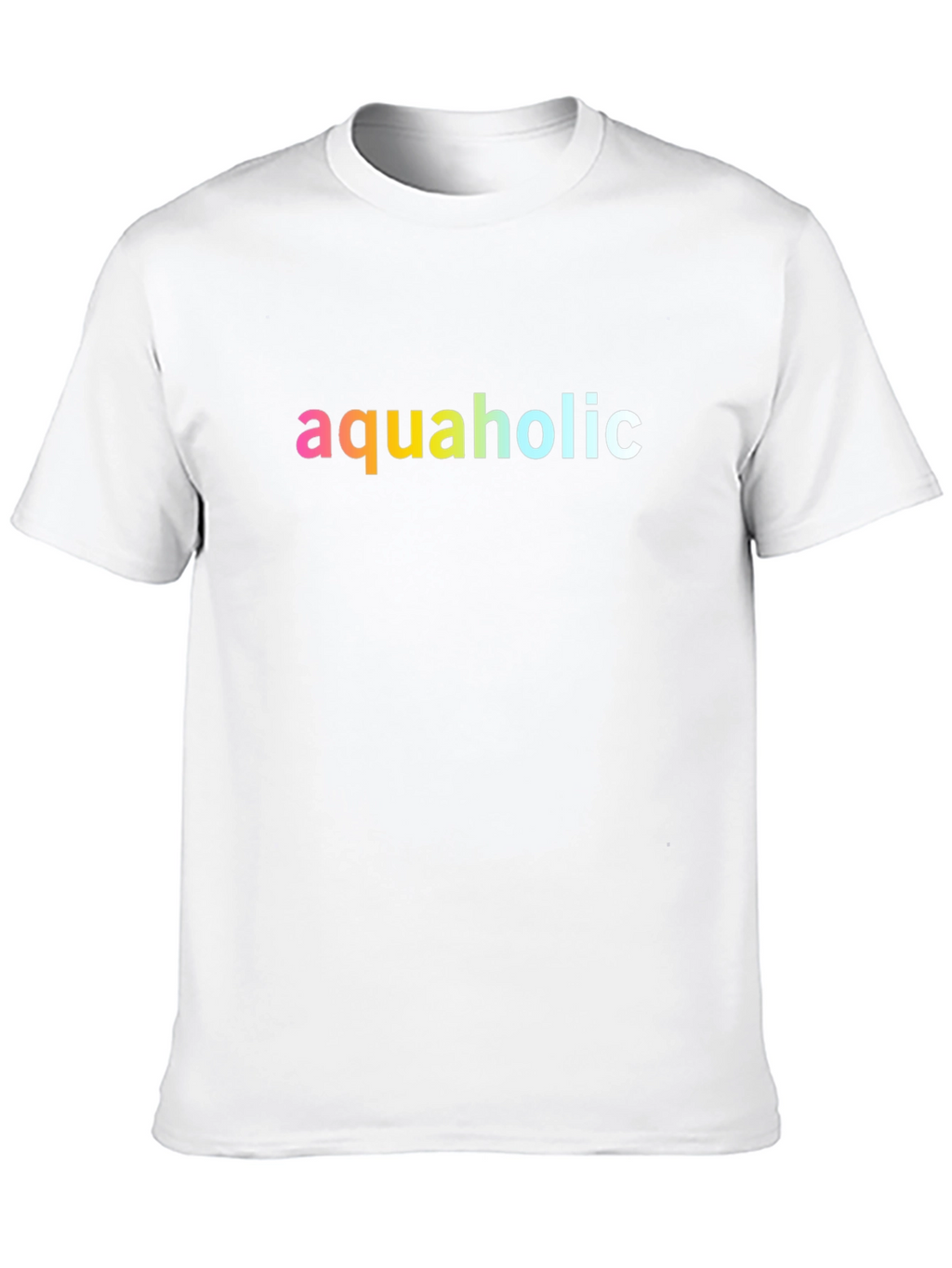 Aquaholic Graphic Tee - Black Cotton T-Shirt