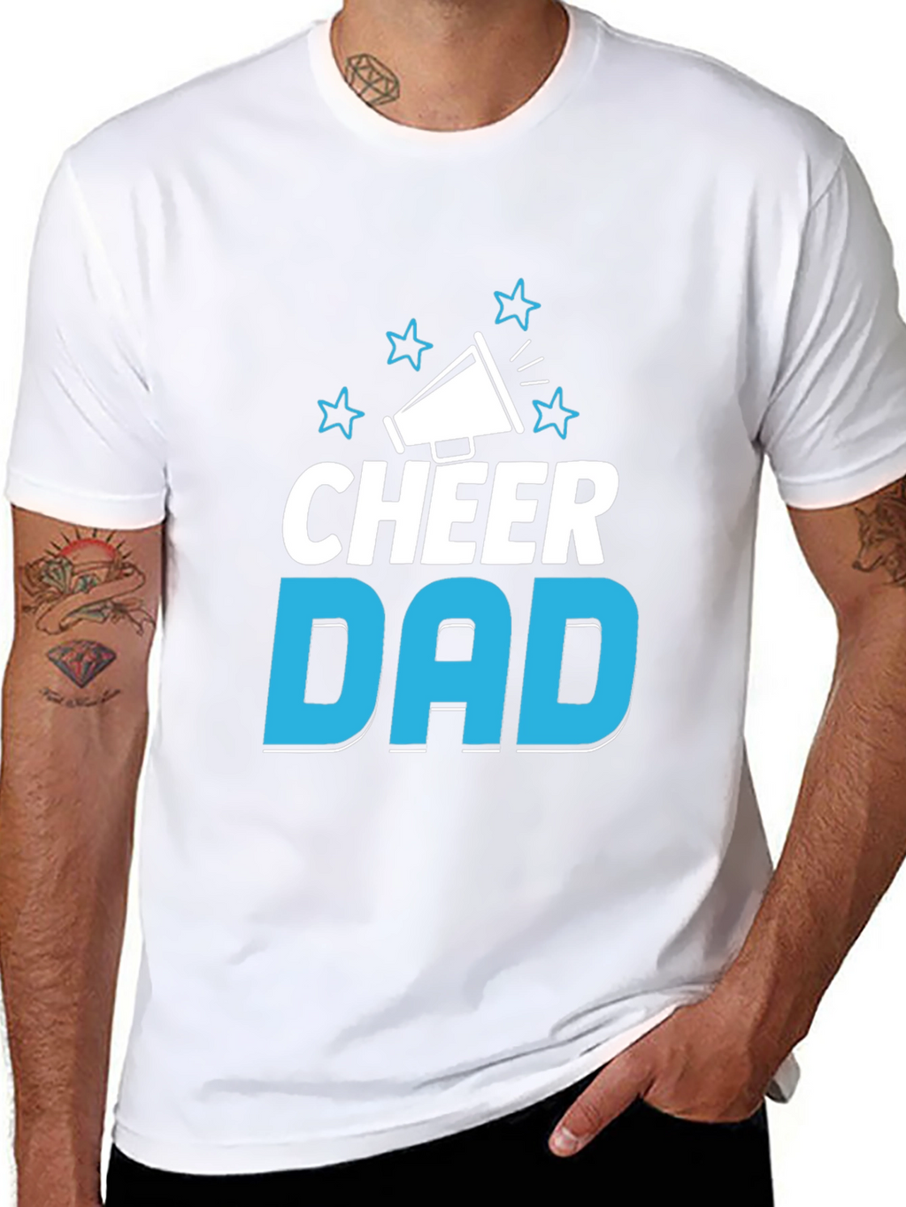 Cheer Dad T-Shirt - Sporty Fan Apparel