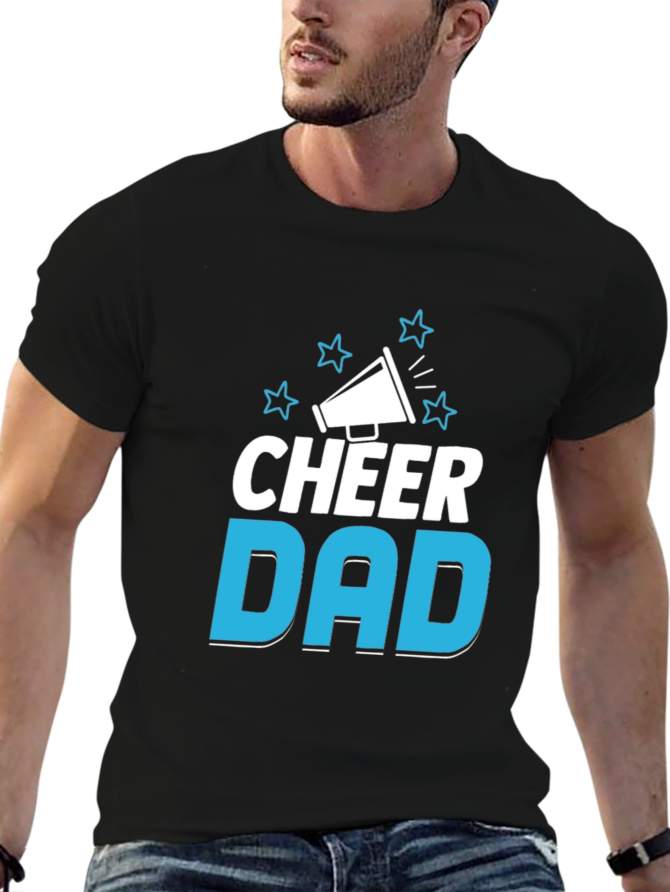 Cheer Dad T-Shirt - Sporty Fan Apparel