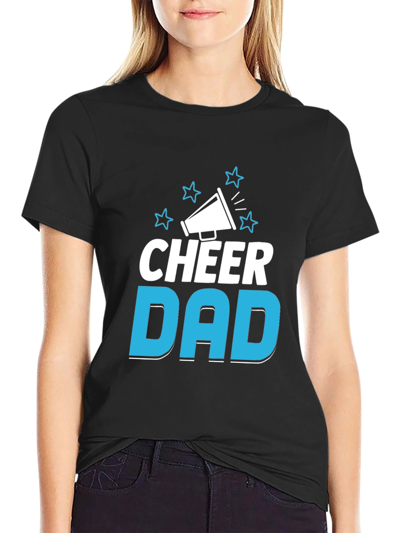 Cheer Dad T-Shirt - Sporty Fan Apparel