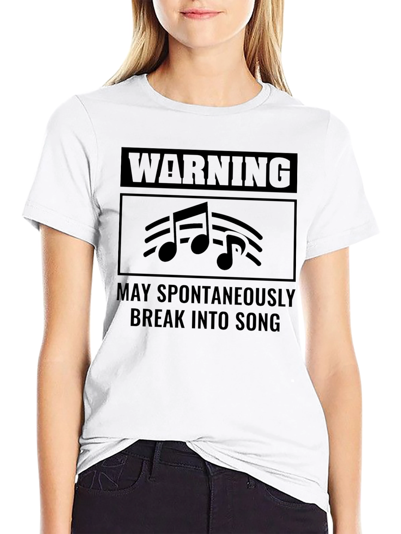 Warning Spontaneous Song T-Shirt