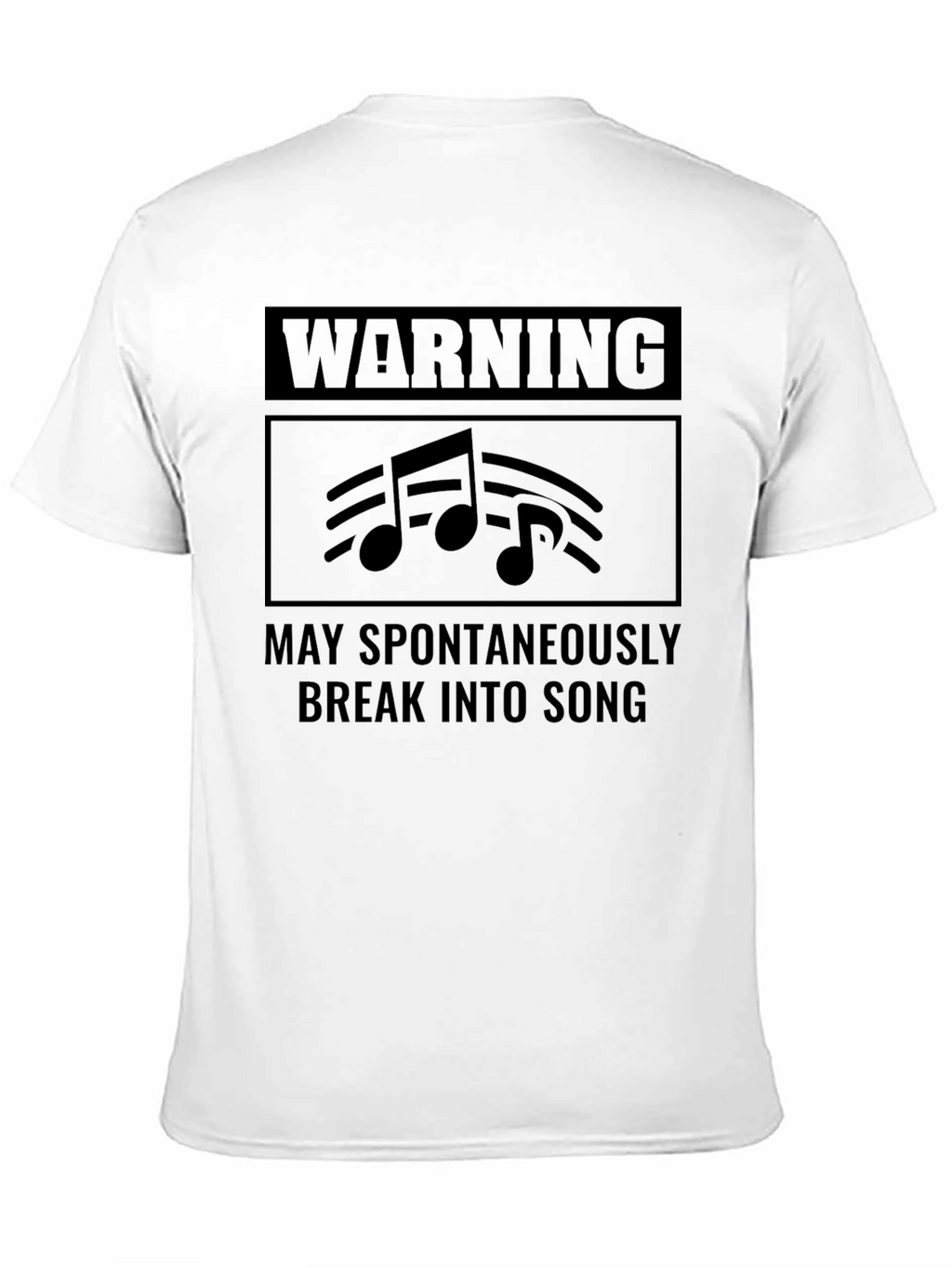 Warning Spontaneous Song T-Shirt
