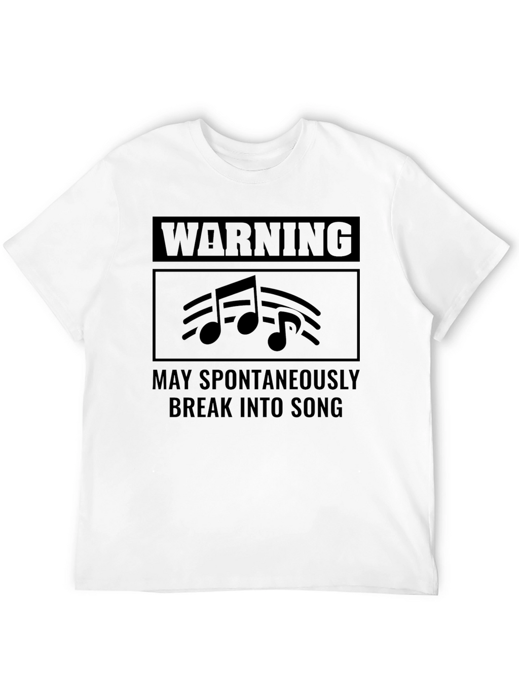 Warning Spontaneous Song T-Shirt