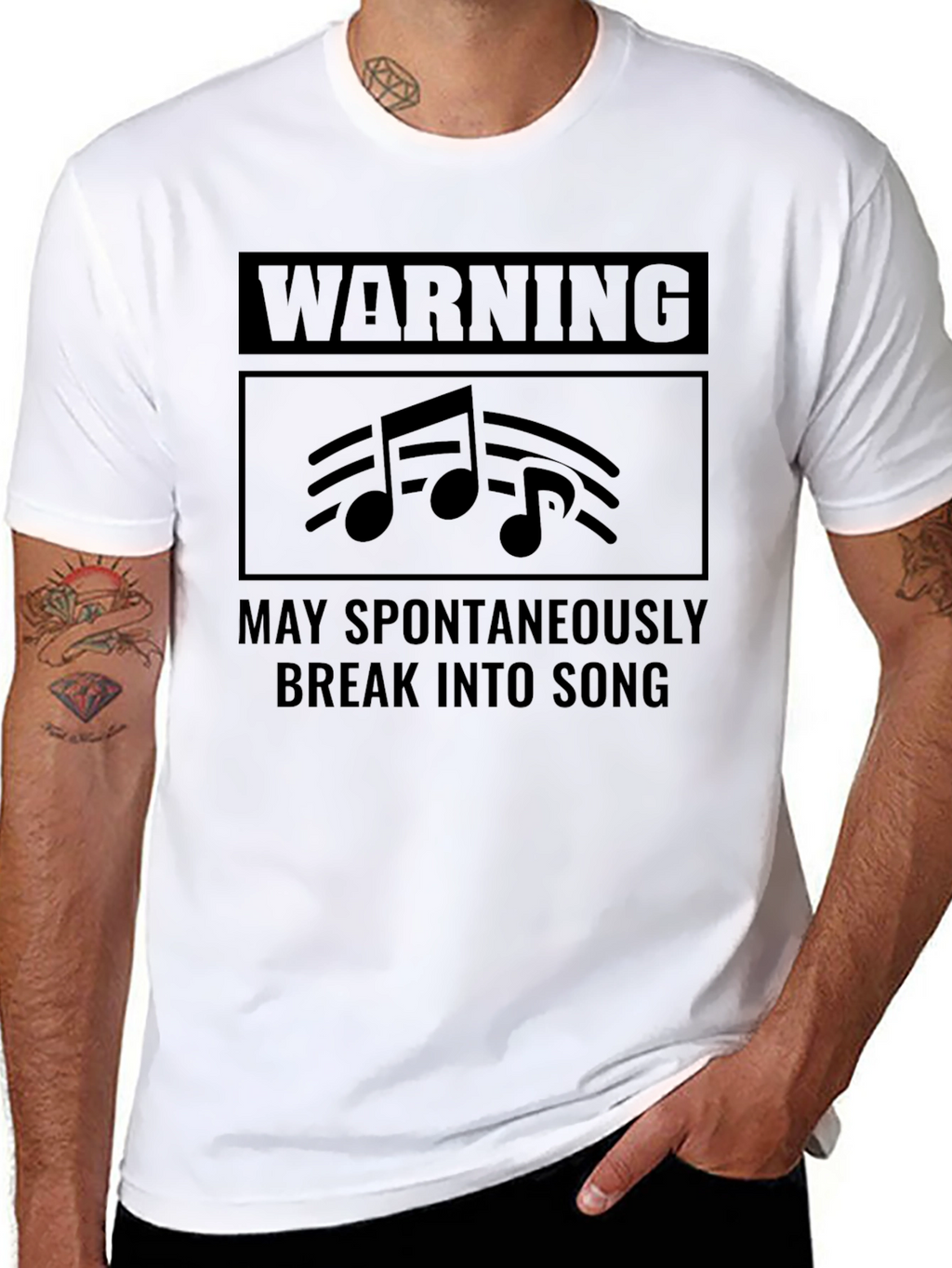 Warning Spontaneous Song T-Shirt