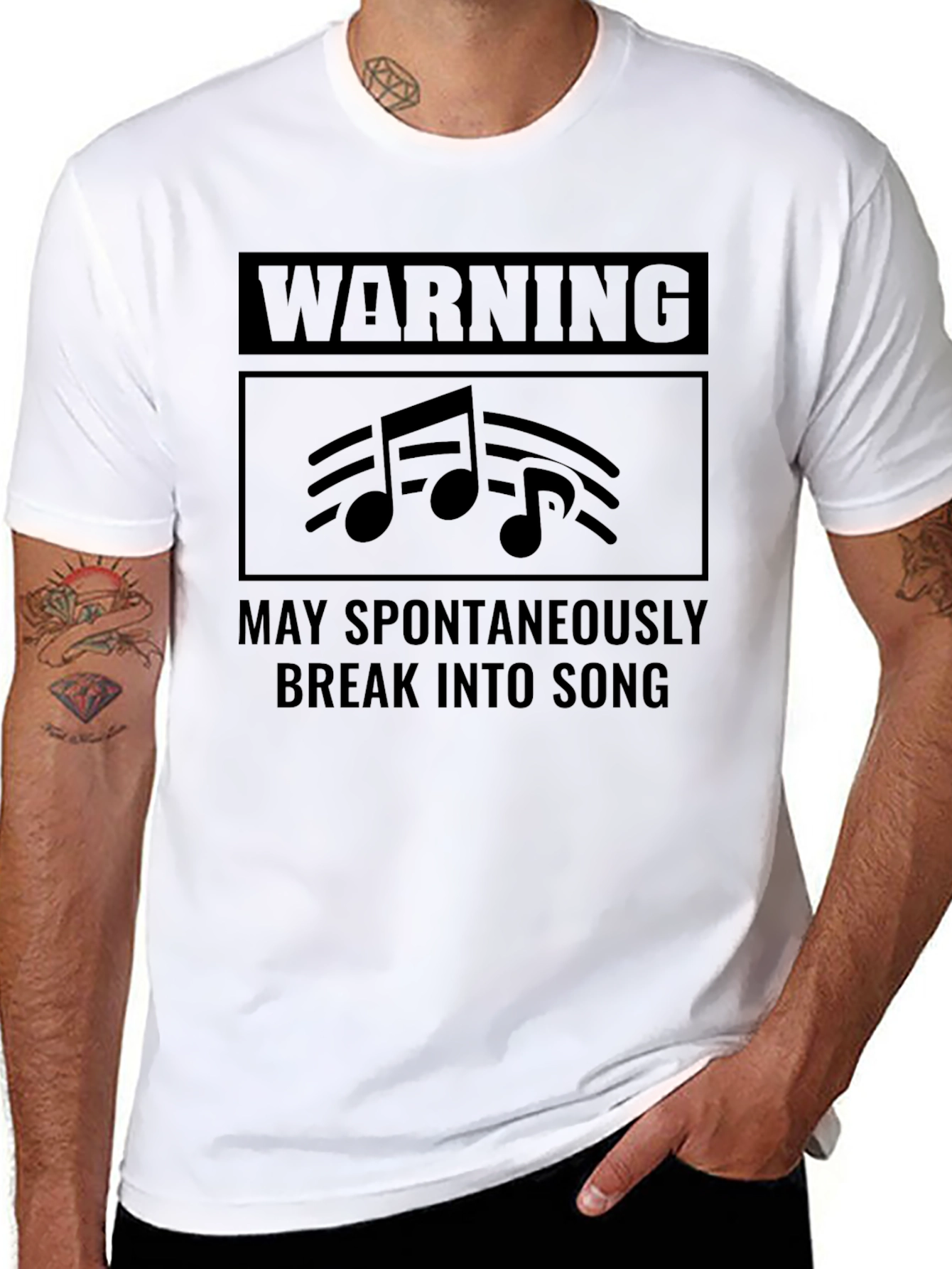 Warning Spontaneous Song T-Shirt