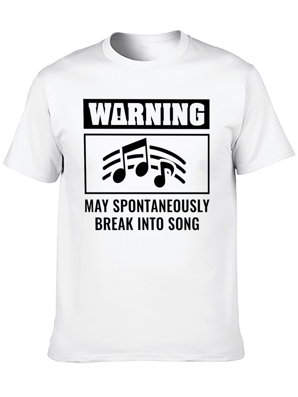Warning Spontaneous Song T-Shirt