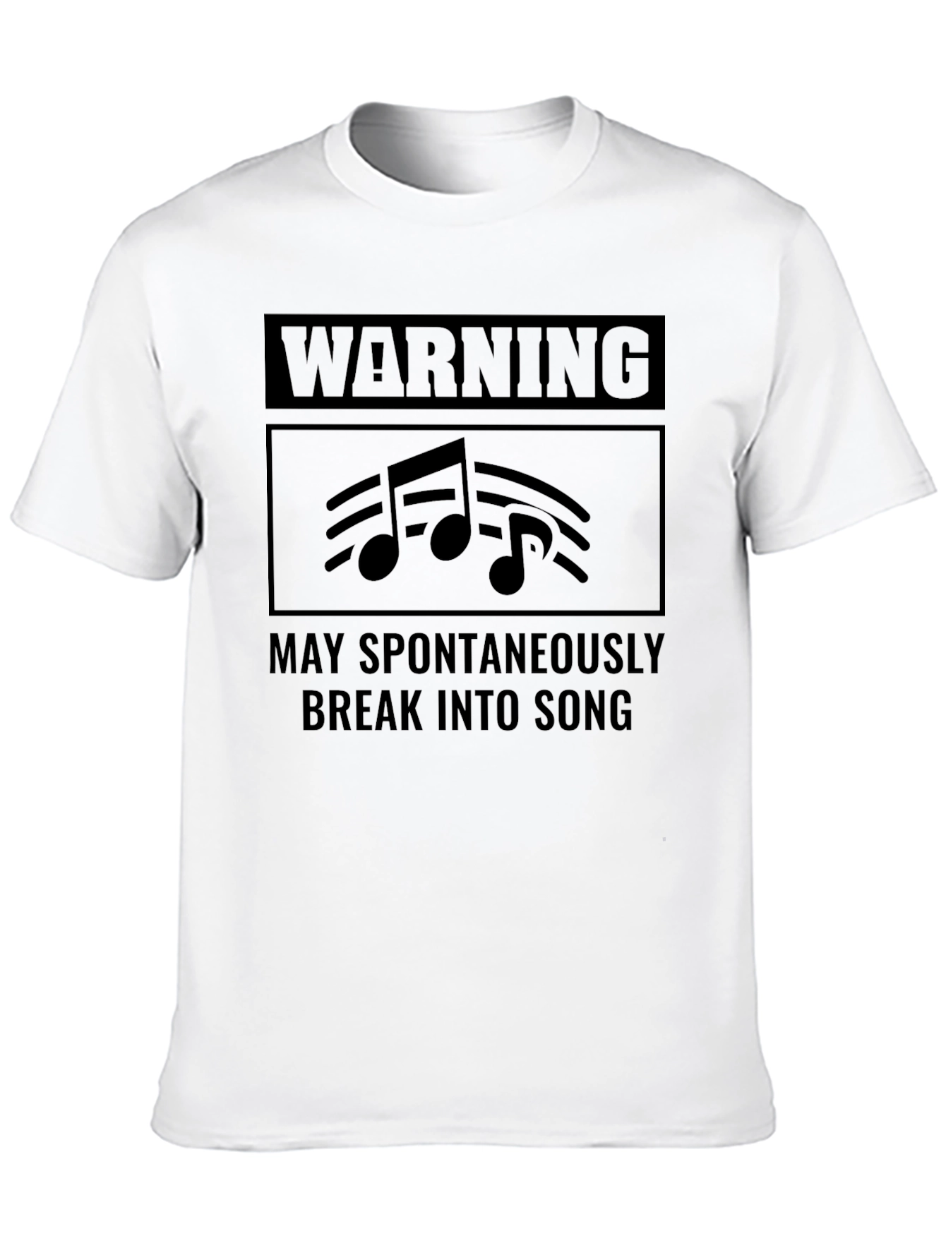 Warning Spontaneous Song T-Shirt
