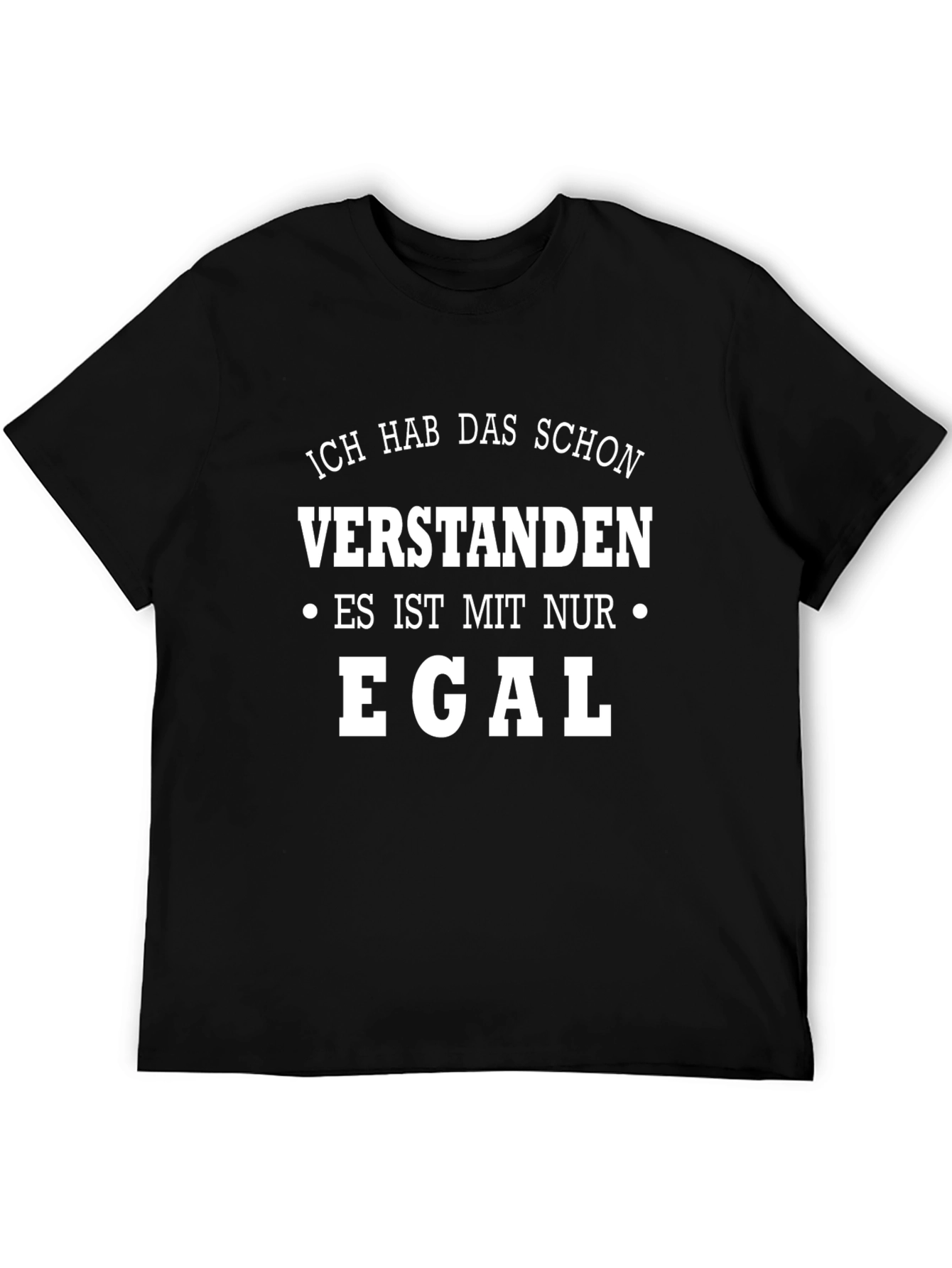 Ich Hab Das Schon Verstanden Black Graphic Tee
