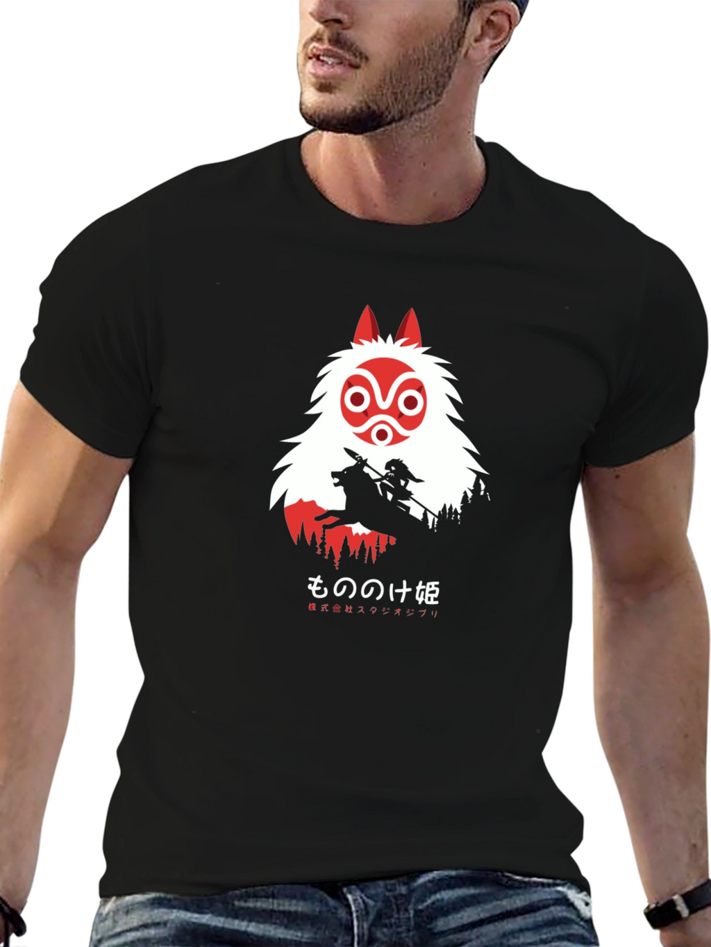Princess Mononoke T-Shirt - Anime Inspired Design