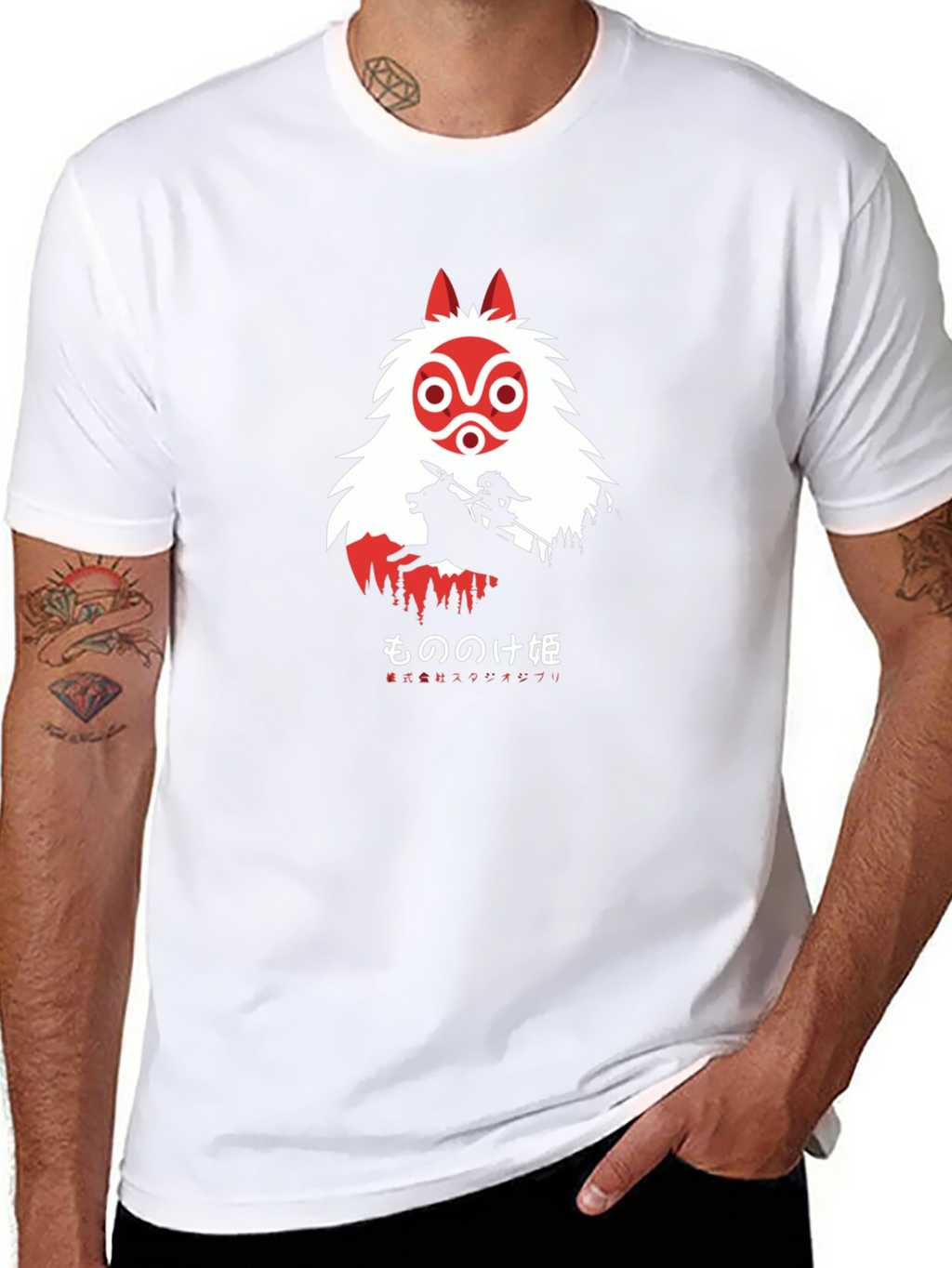 Princess Mononoke T-Shirt - Anime Inspired Design