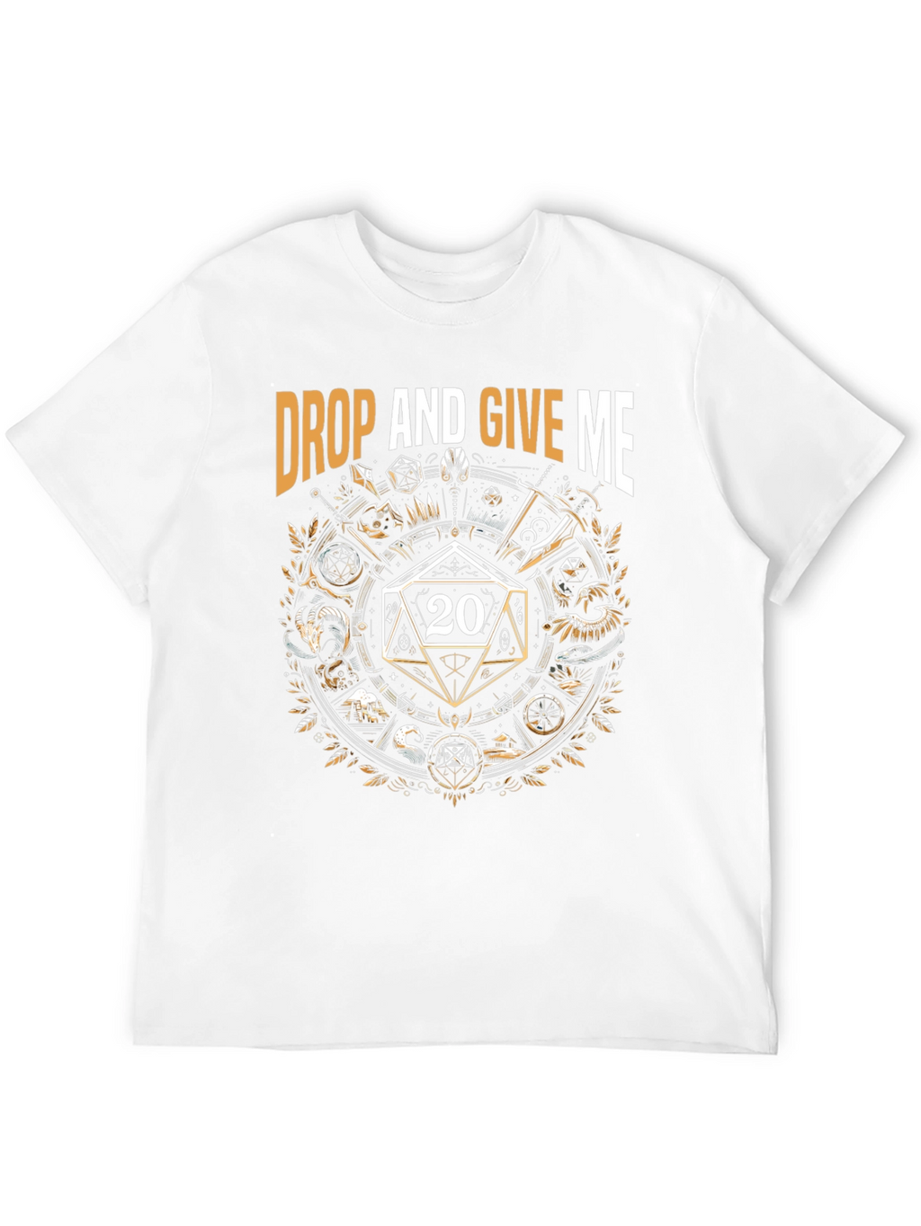 Drop and Give Me 20 Black Graphic Tee