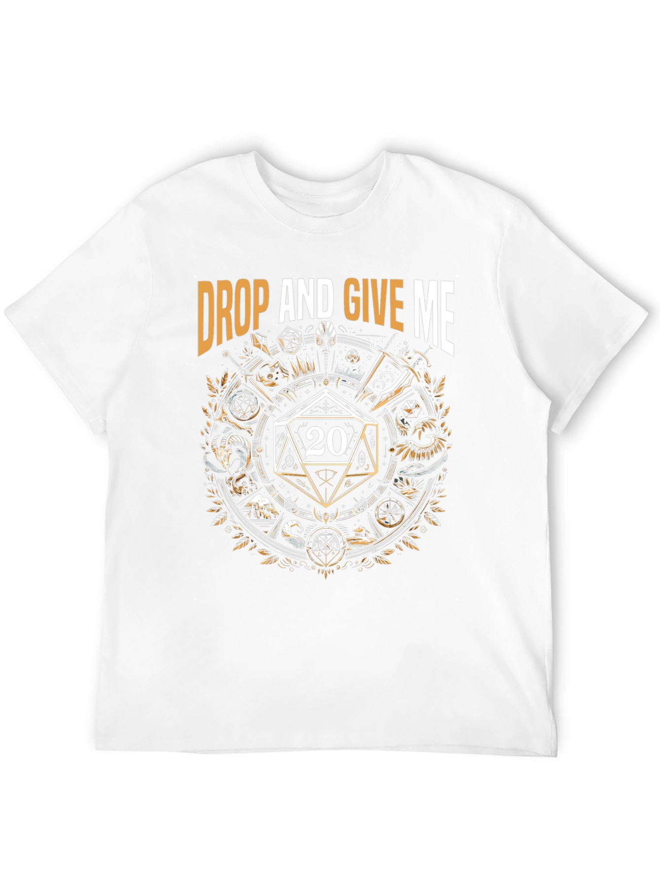 Drop and Give Me 20 Black Graphic Tee