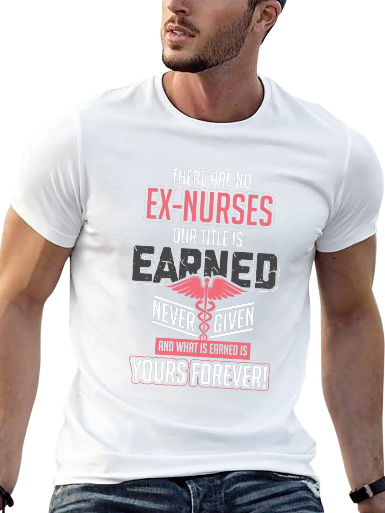 Nurse Pride T-Shirt: Earned Title Yours Forever!