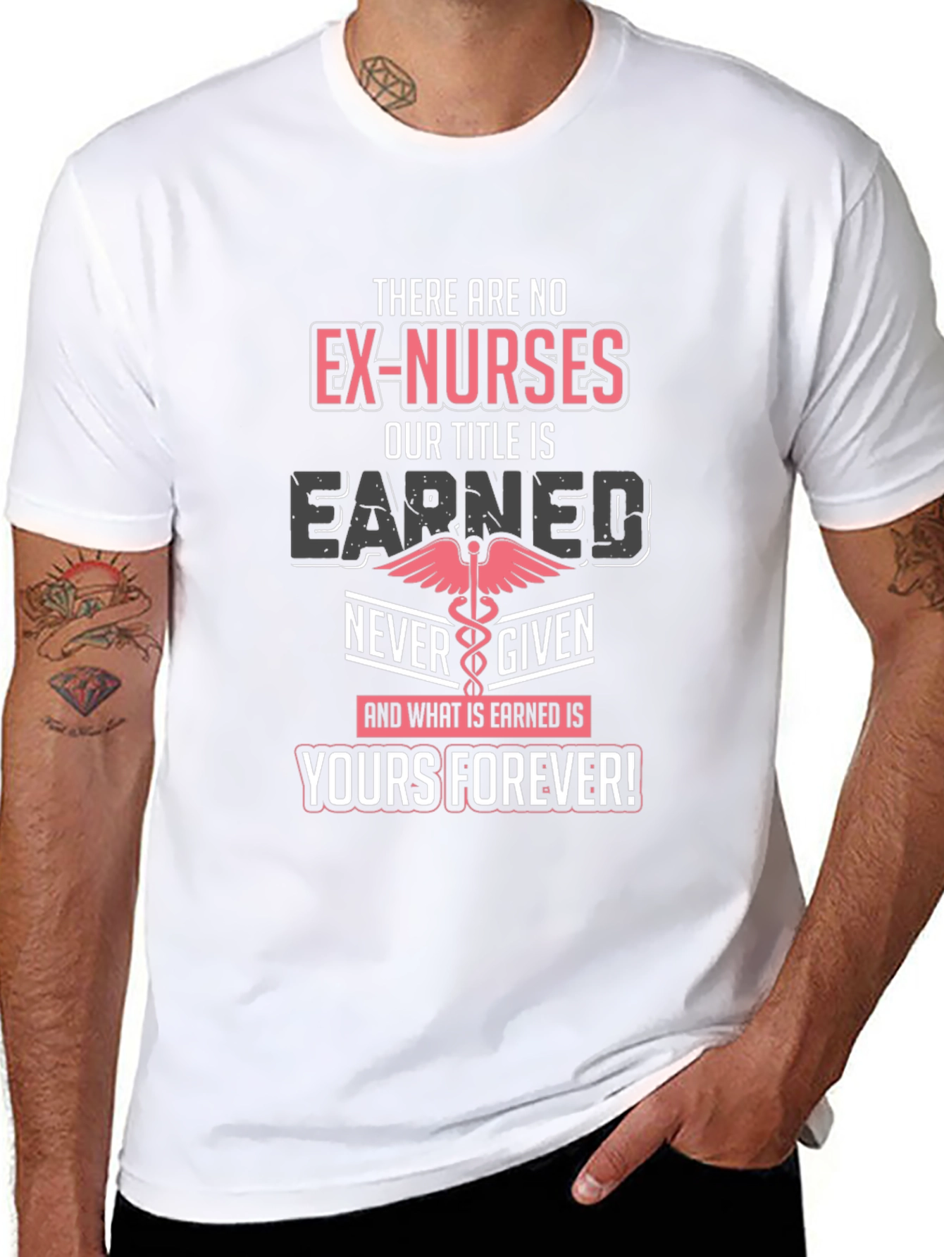 Nurse Pride T-Shirt: Earned Title Yours Forever!