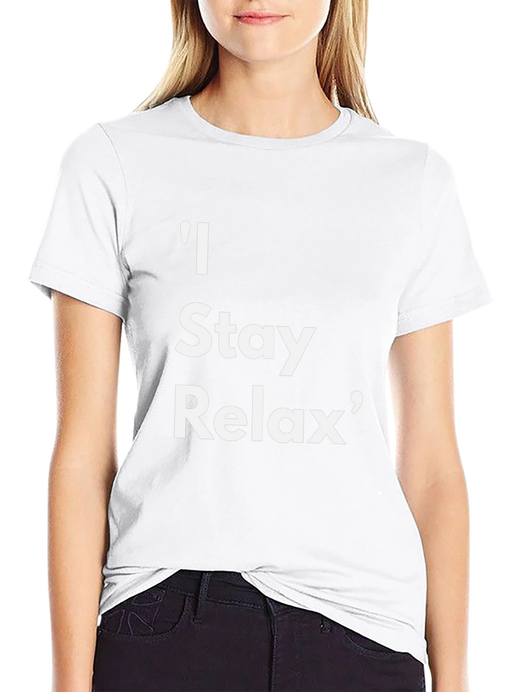 Relaxed Fit Tee: I Stay Relax Graphic T-Shirt