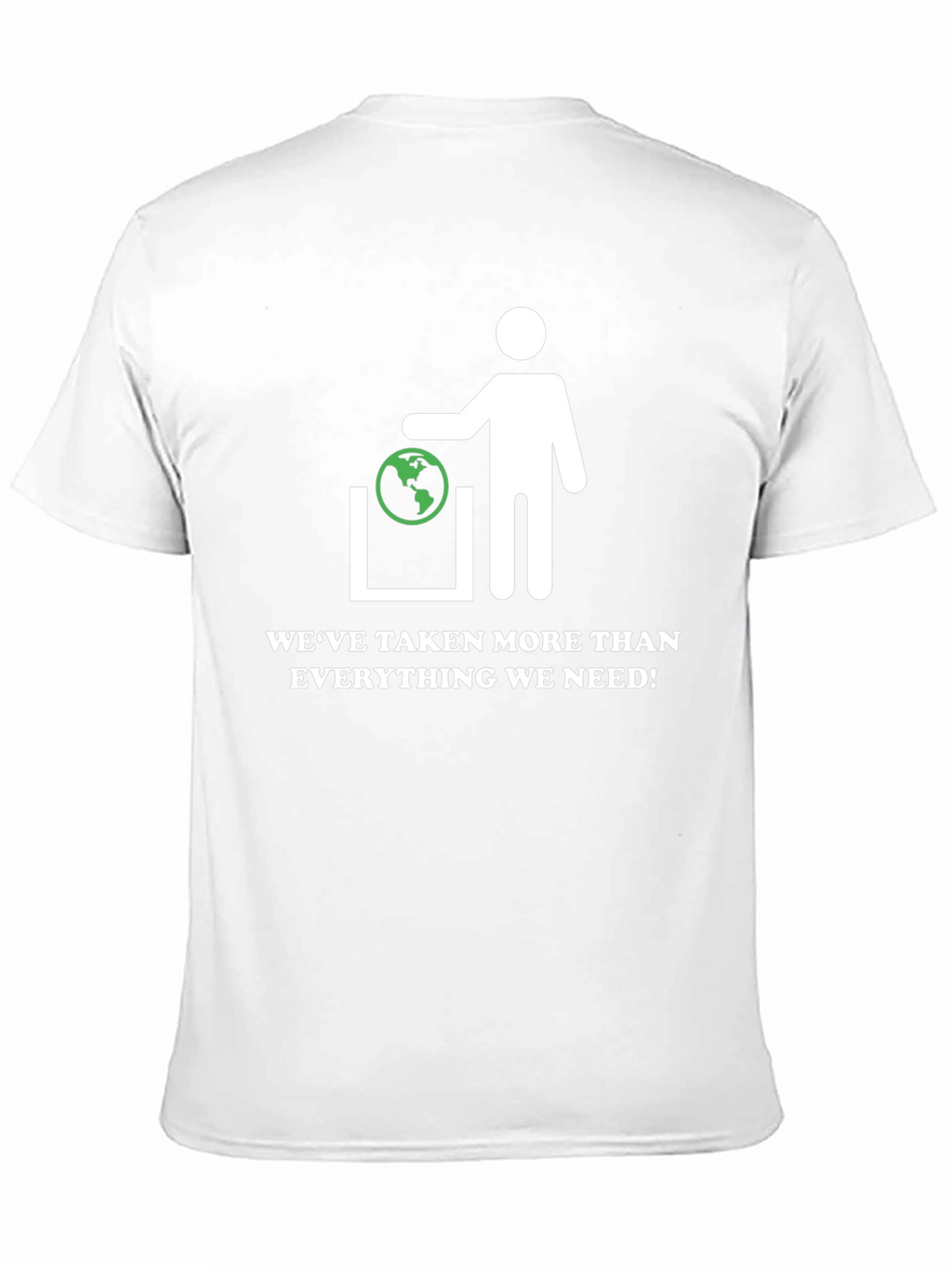 Earth In Trash Can Graphic Tee