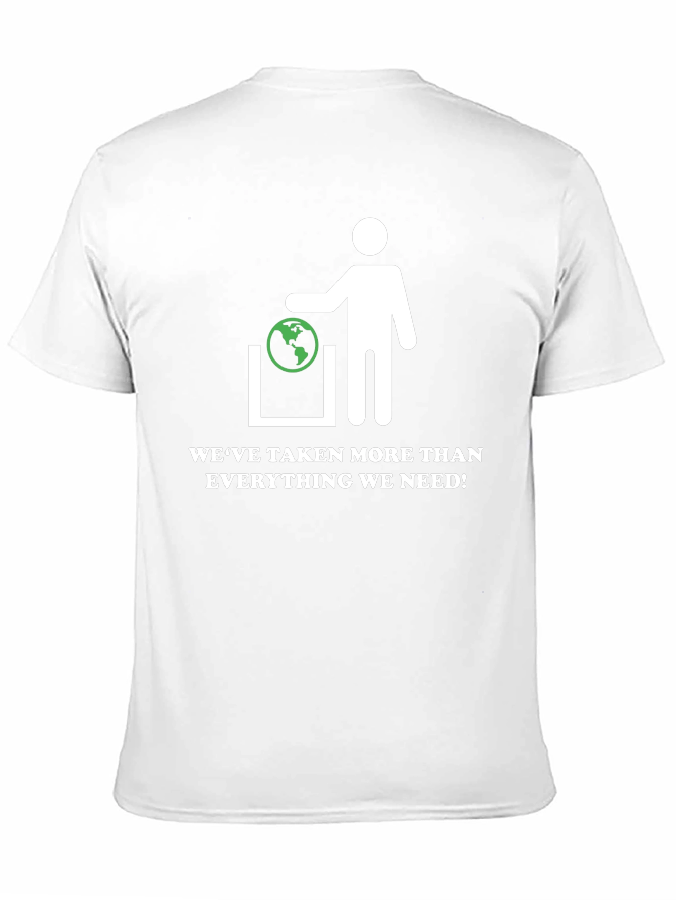 Earth In Trash Can Graphic Tee