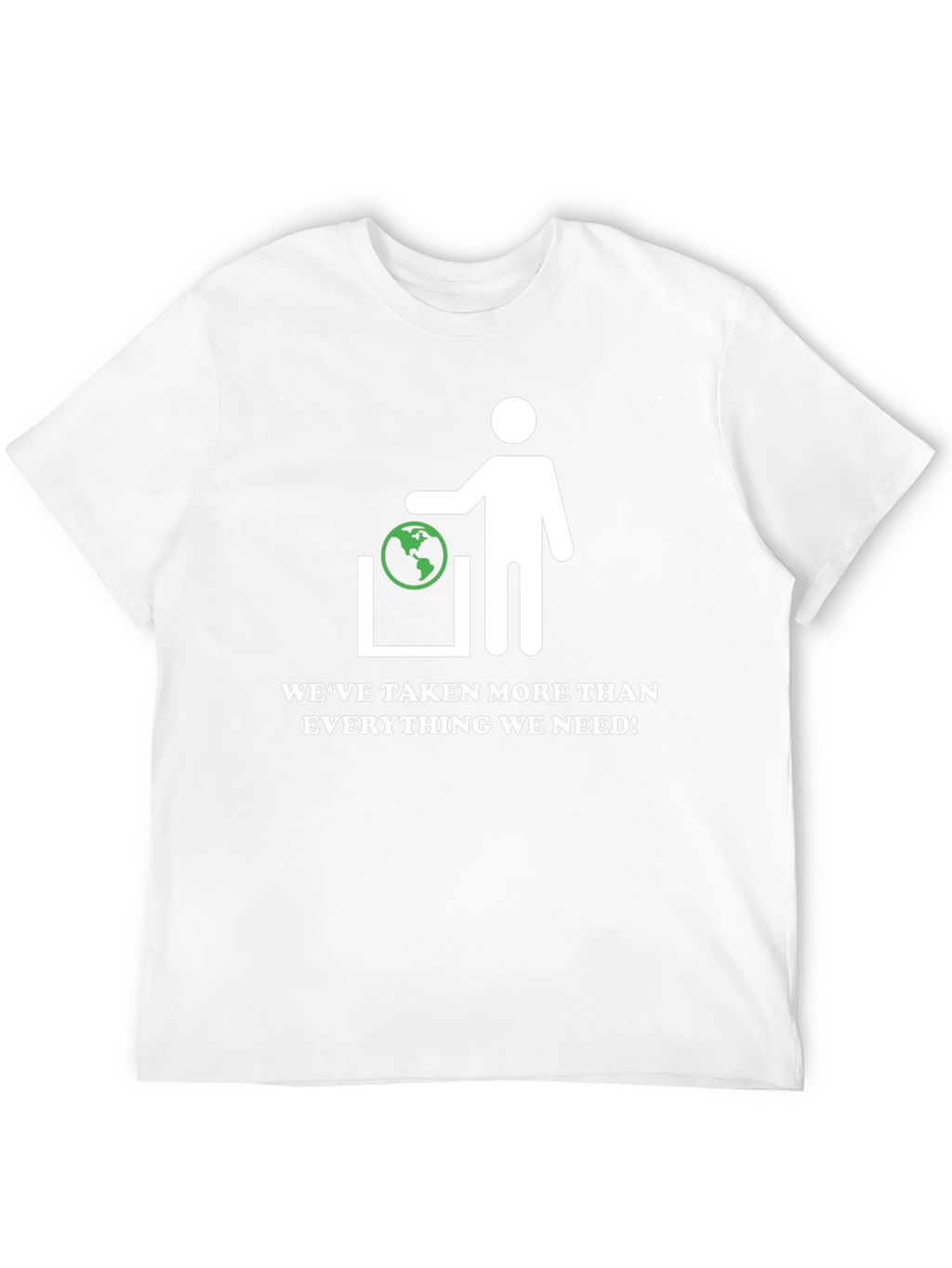 Earth In Trash Can Graphic Tee