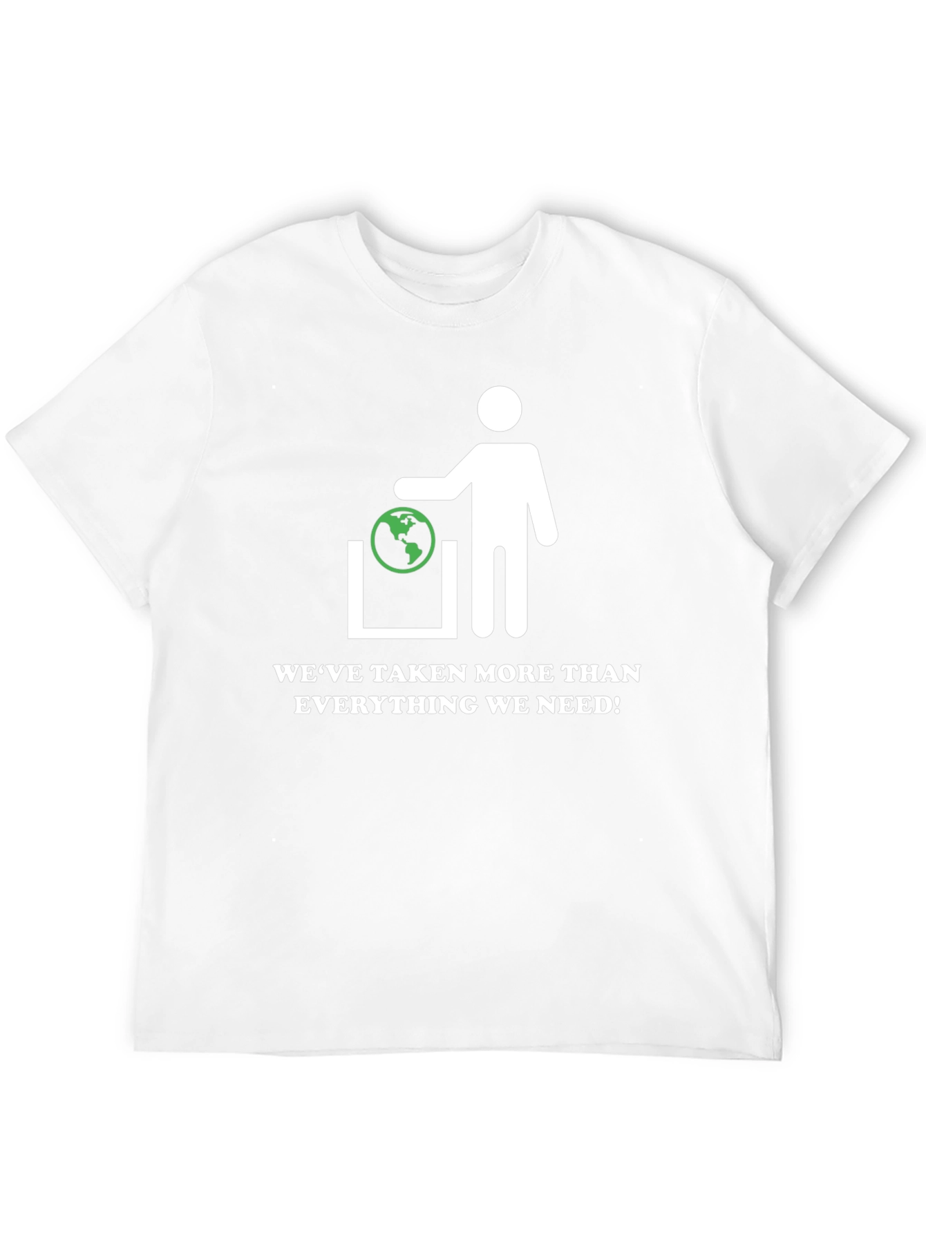 Earth In Trash Can Graphic Tee