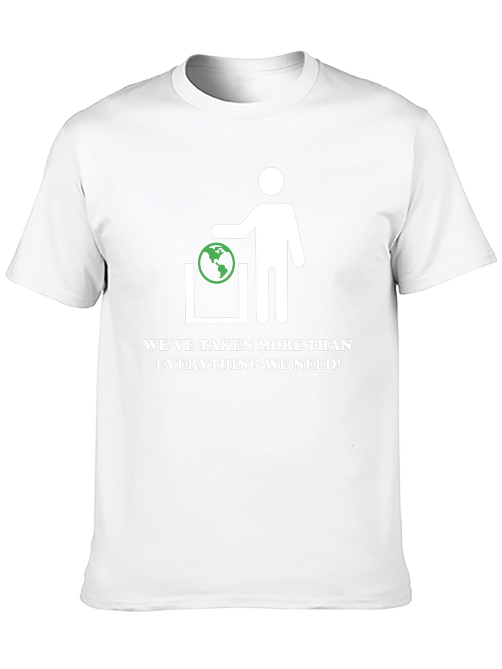 Earth In Trash Can Graphic Tee