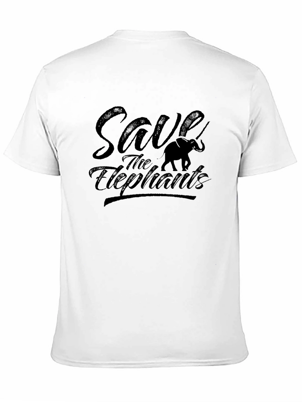 Save the Elephants Graphic Tee - Black