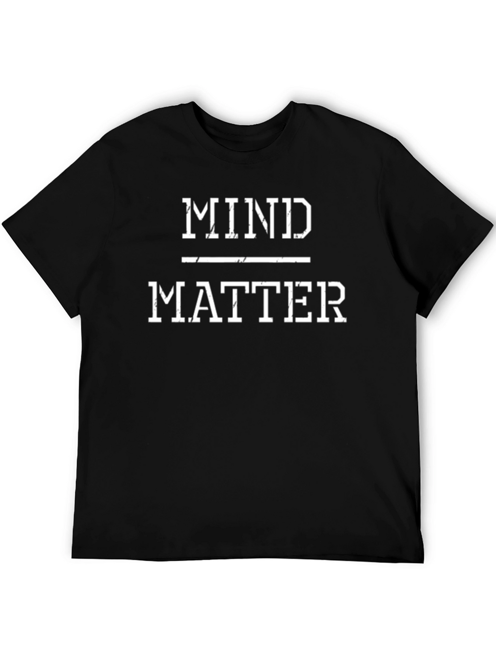 Mind Over Matter Black T-Shirt