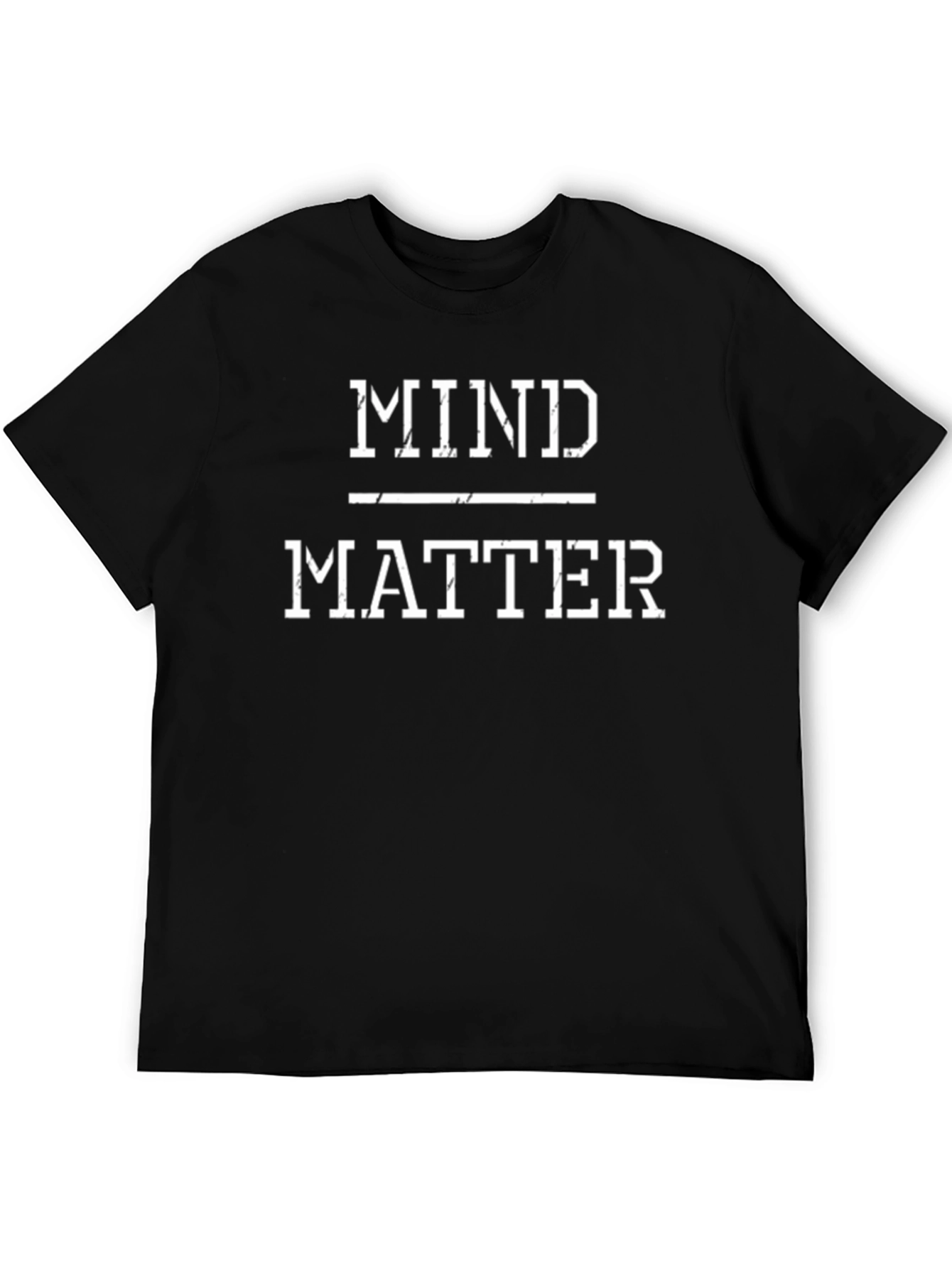 Mind Over Matter Black T-Shirt