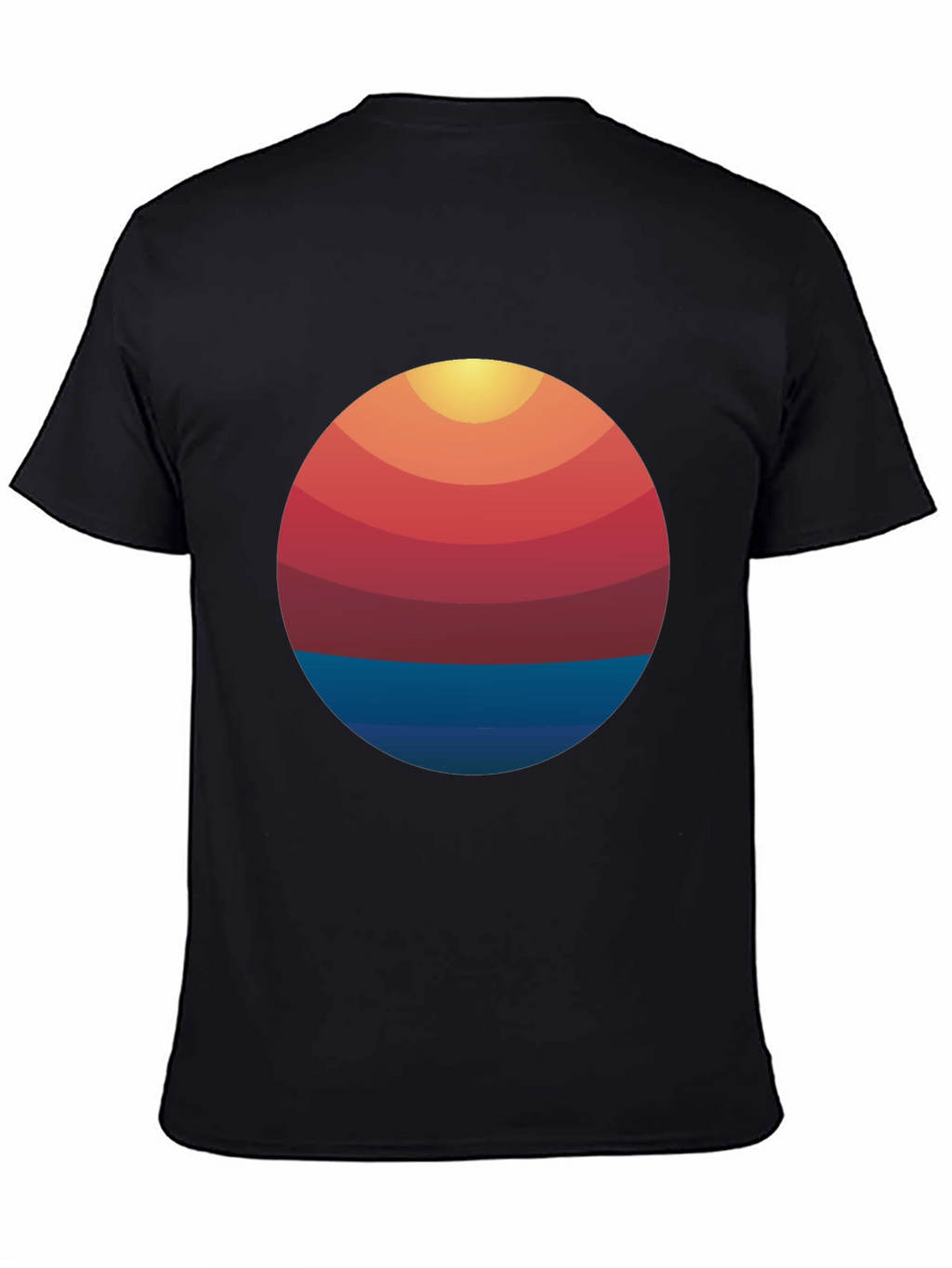 Retro Sunset Graphic T-Shirt - Cool Casual Tee
