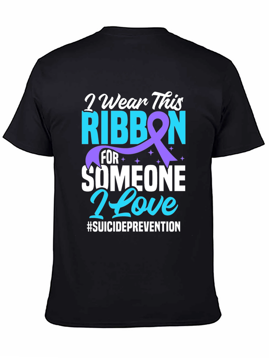 Suicide Prevention Ribbon Graphic Tee