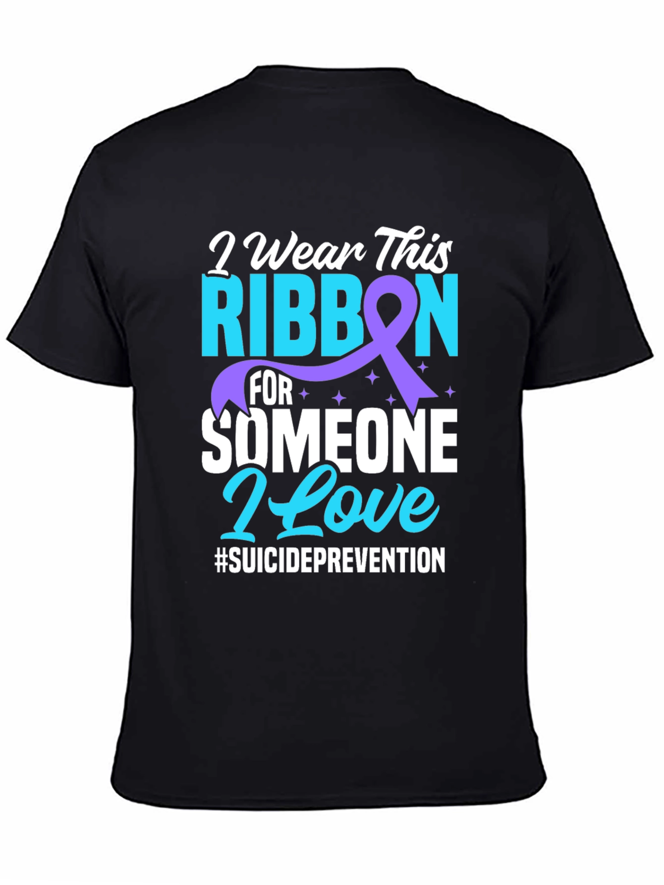 Suicide Prevention Ribbon Graphic Tee