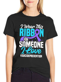 Suicide Prevention Ribbon Graphic Tee