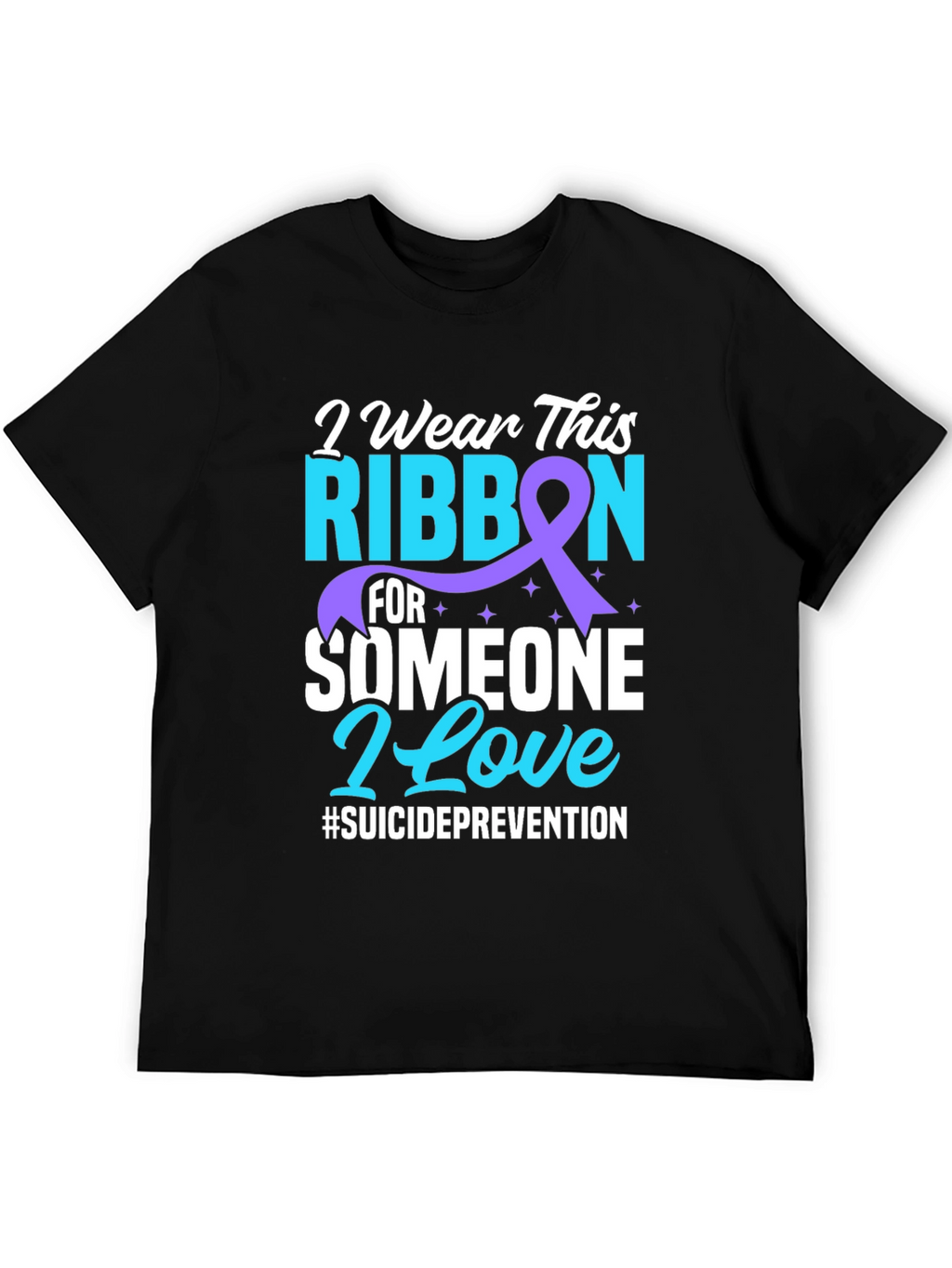 Suicide Prevention Ribbon Graphic Tee