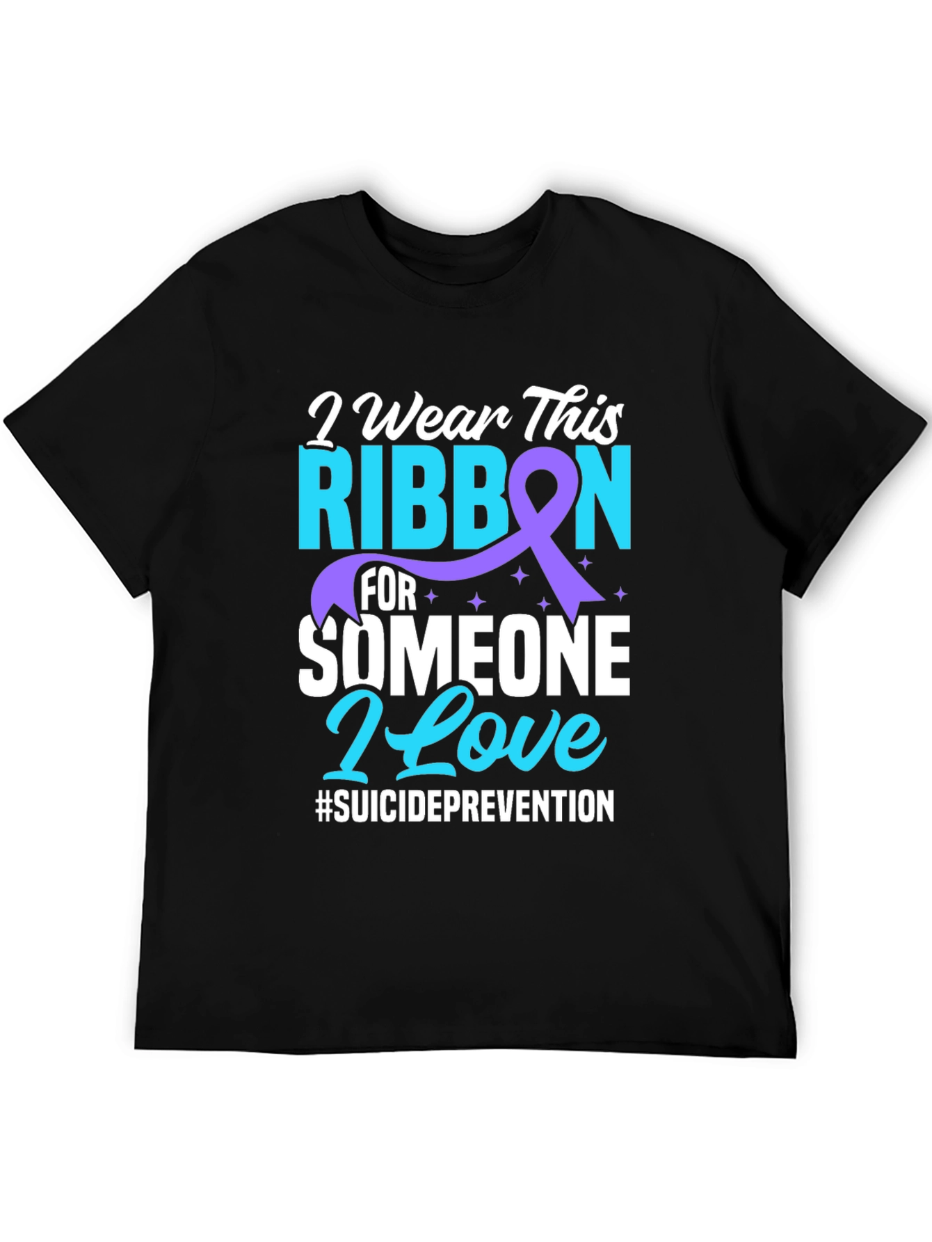 Suicide Prevention Ribbon Graphic Tee