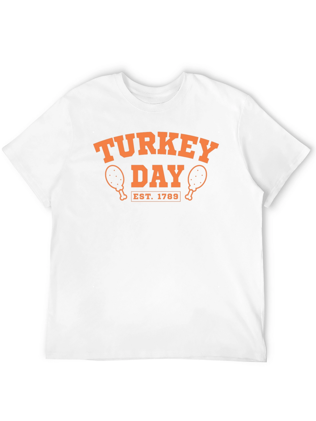 Turkey Day Est. 1789 Black T-Shirt