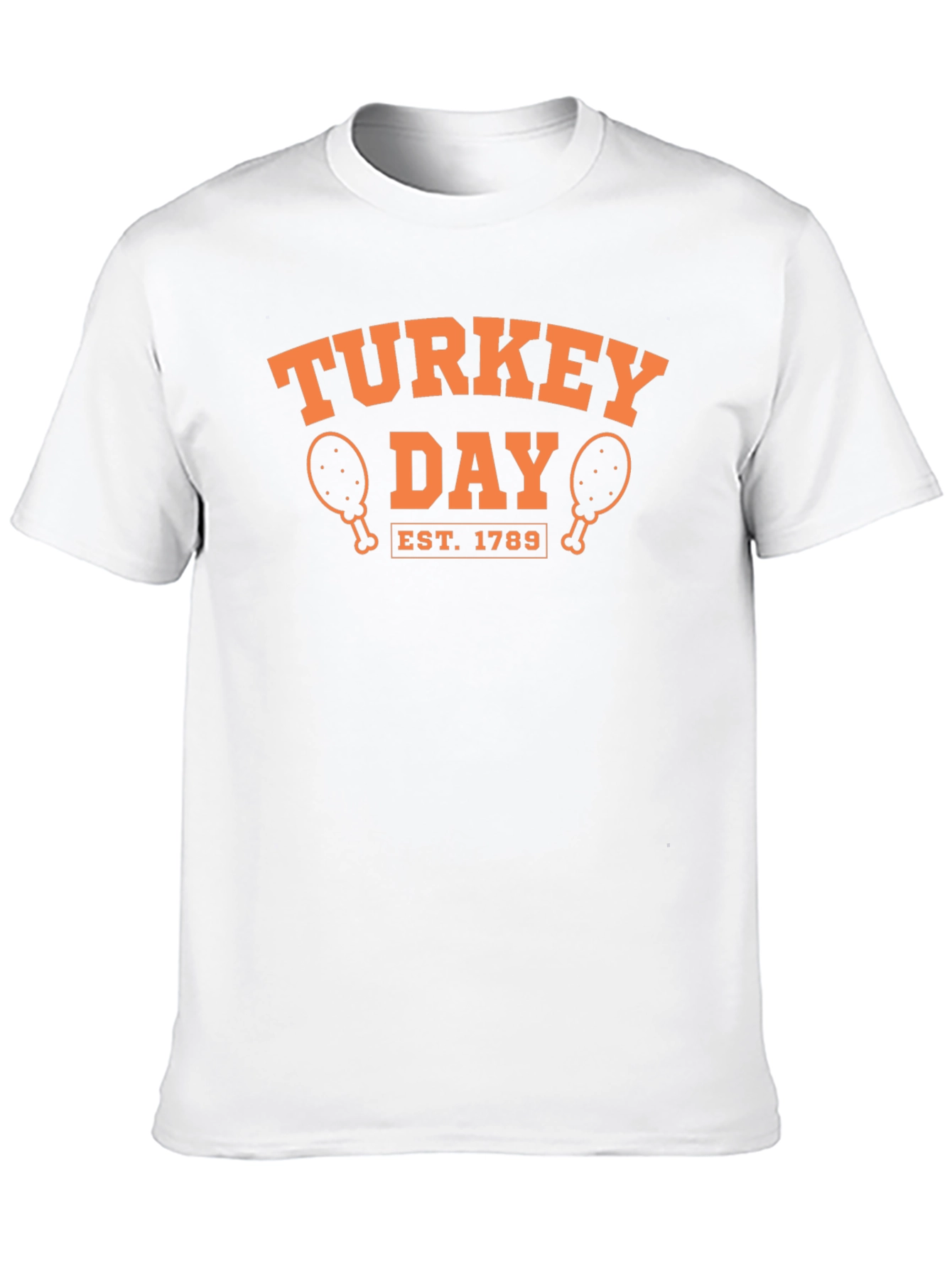 Turkey Day Est. 1789 Black T-Shirt