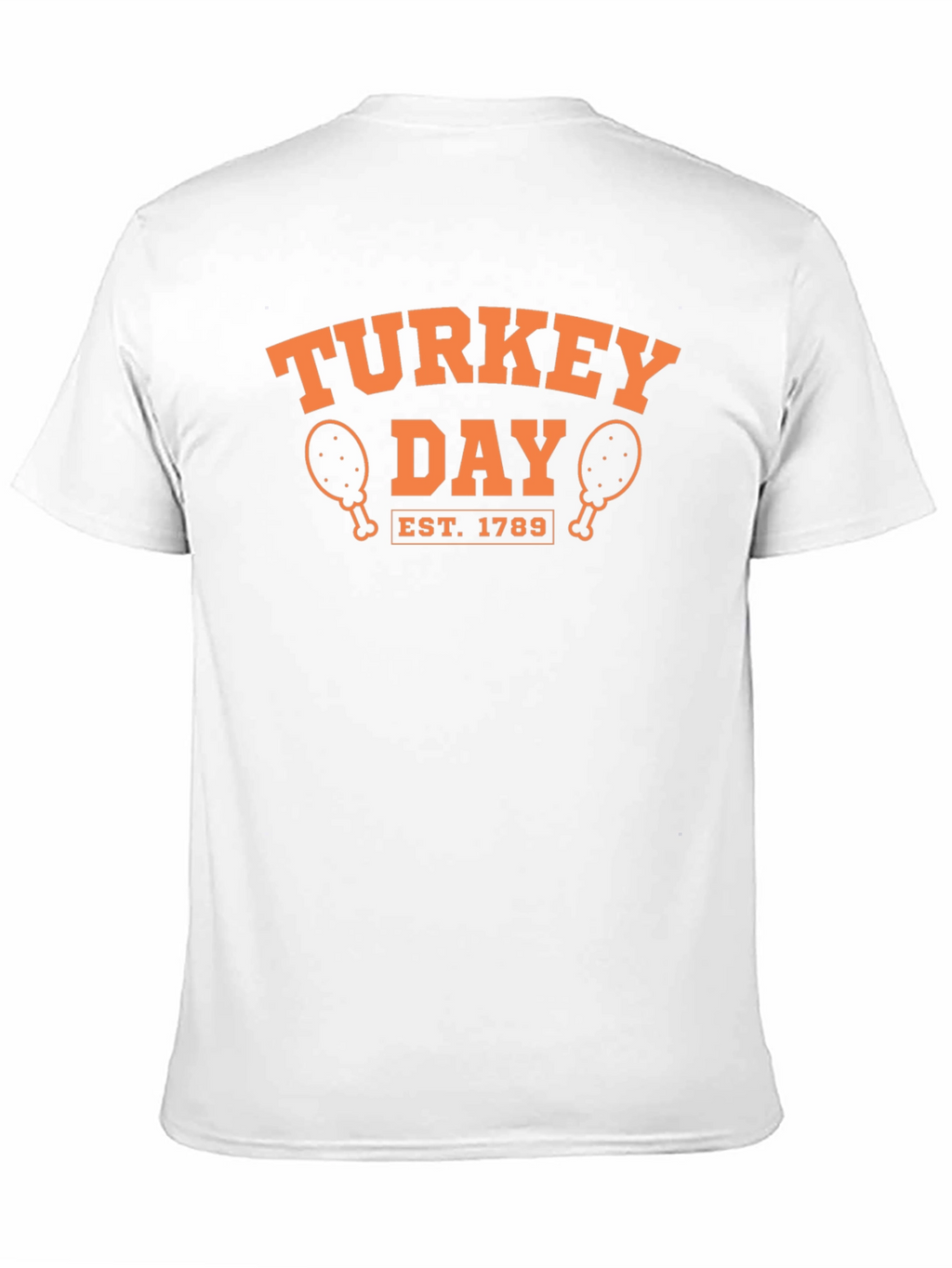 Turkey Day Est. 1789 Black T-Shirt