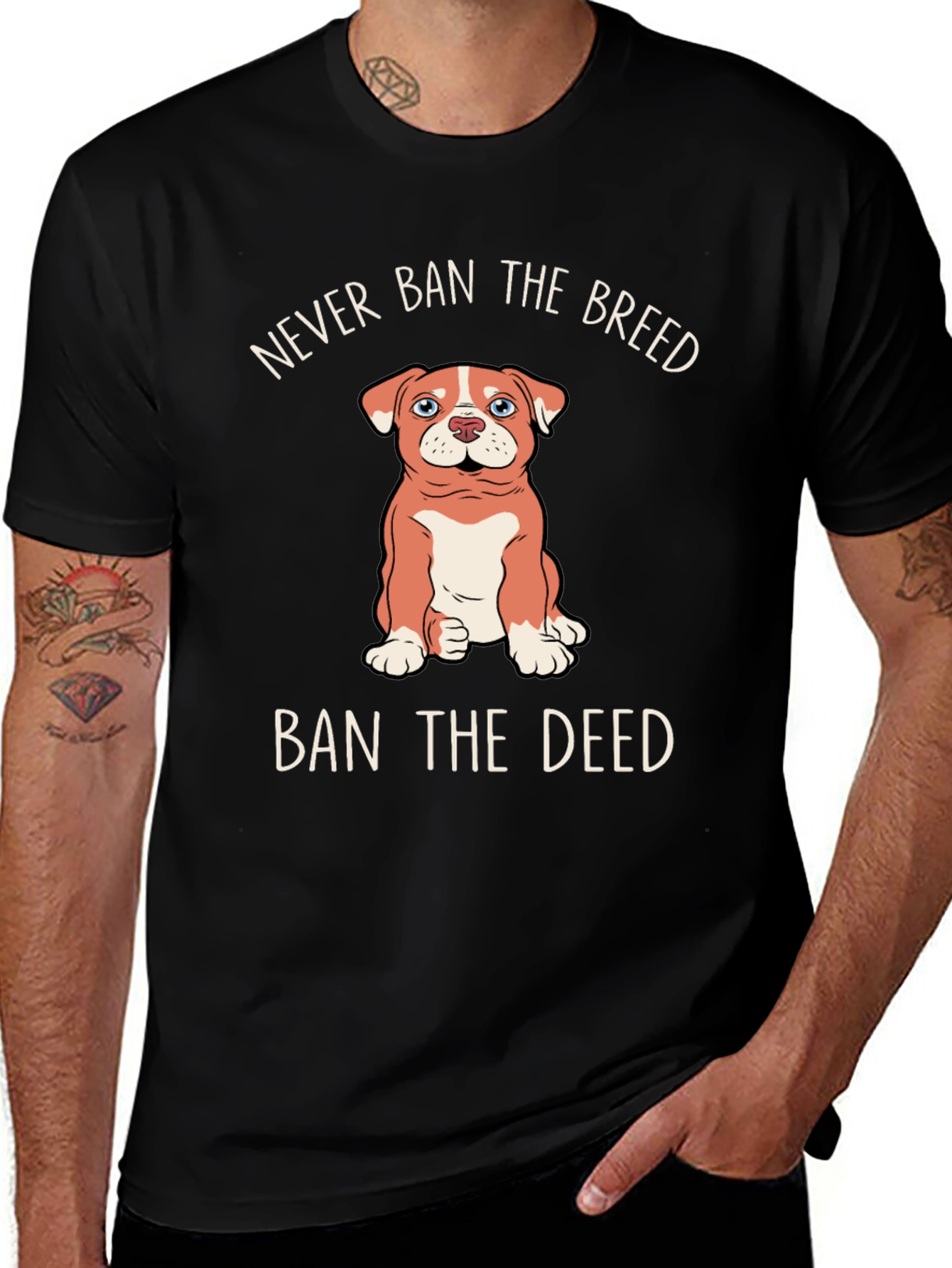 Never Ban The Breed Ban The Deed T-Shirt