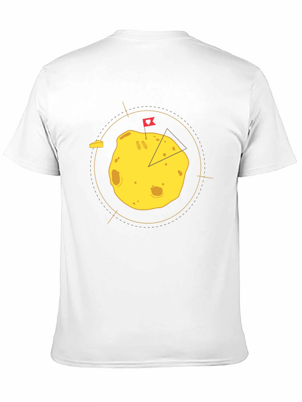 Funny Cheese Lover Graphic Tee - Black