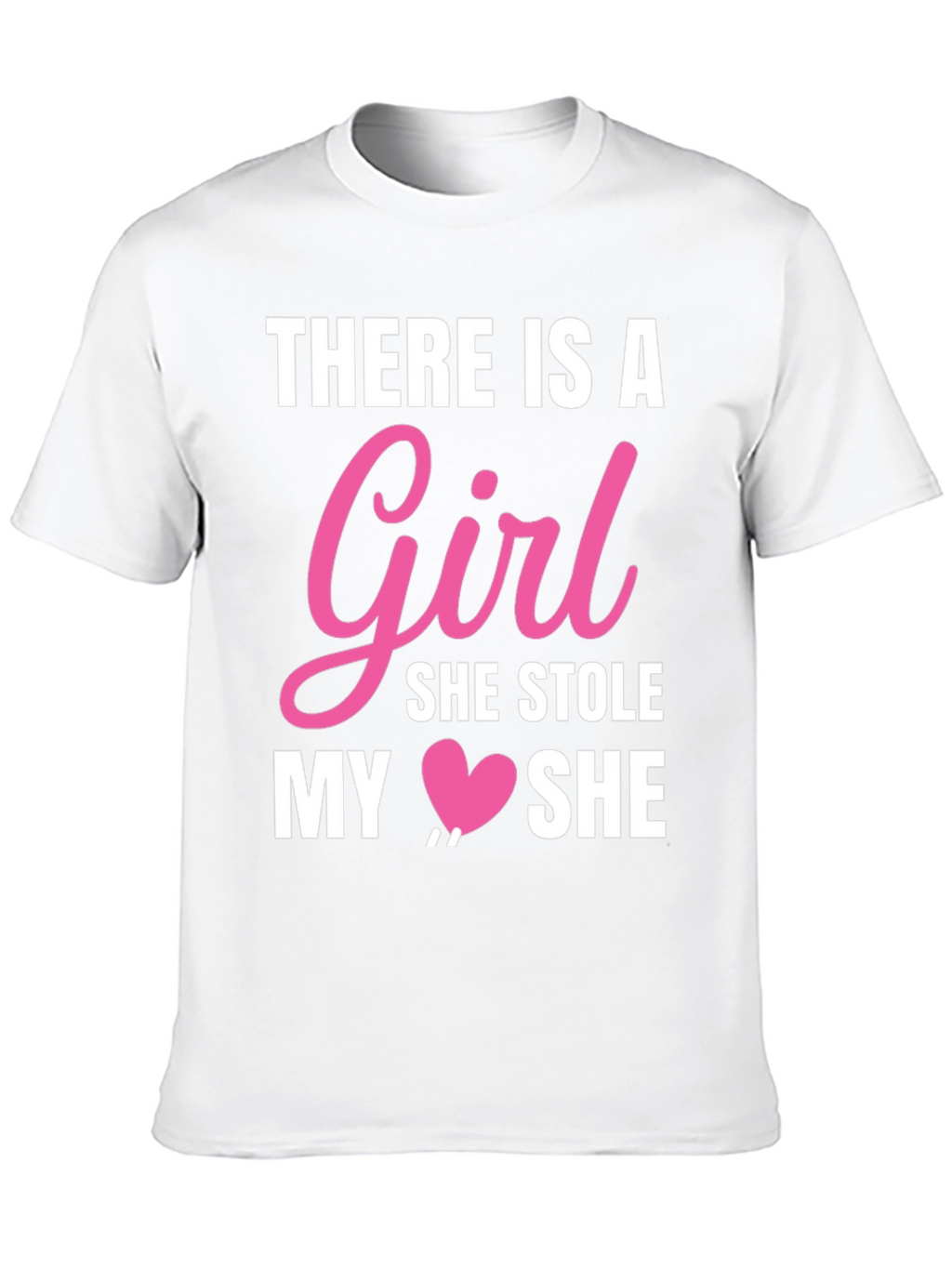 Girl Stole My Heart Black Graphic Tee