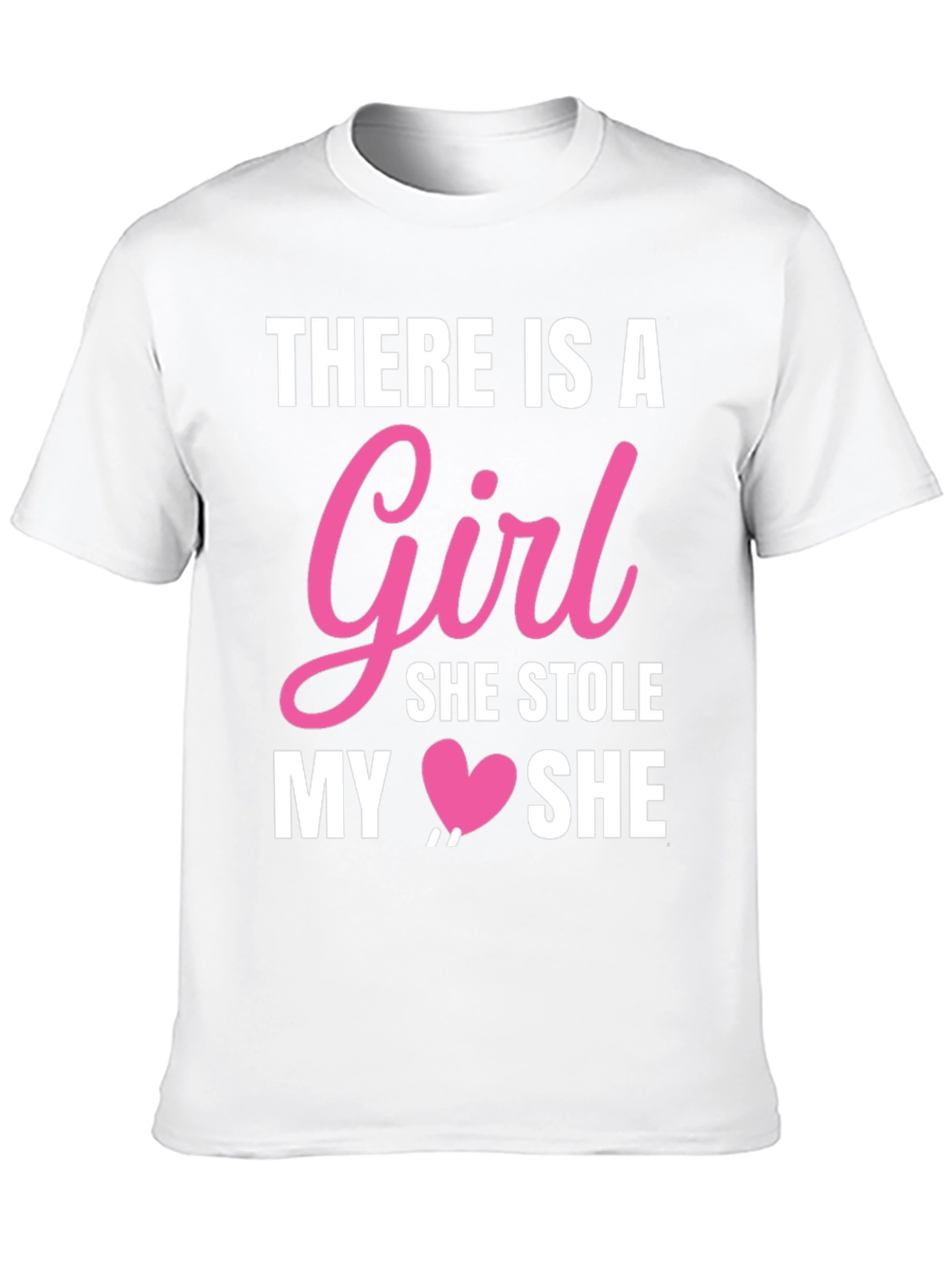 Girl Stole My Heart Black Graphic Tee