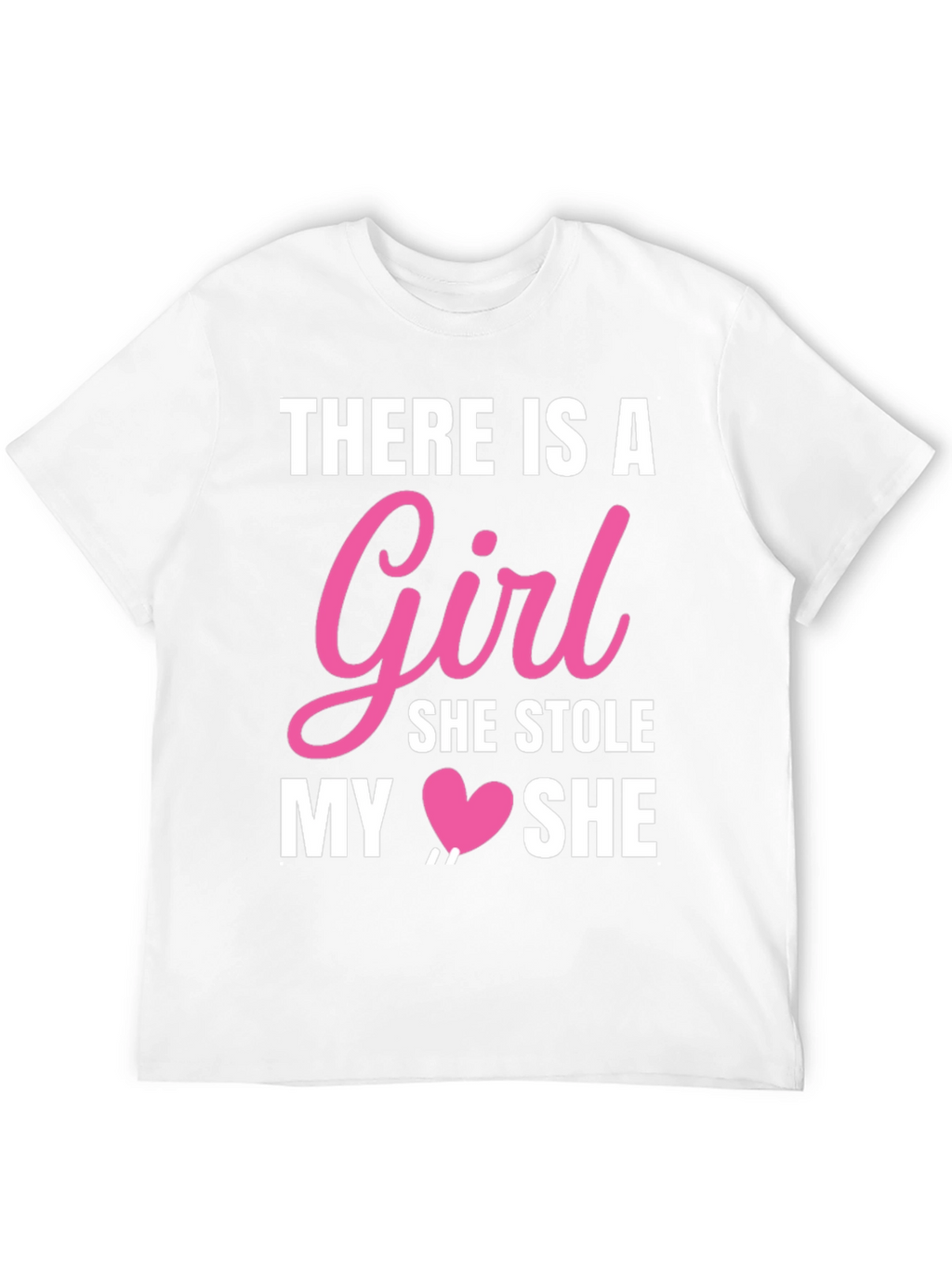 Girl Stole My Heart Black Graphic Tee