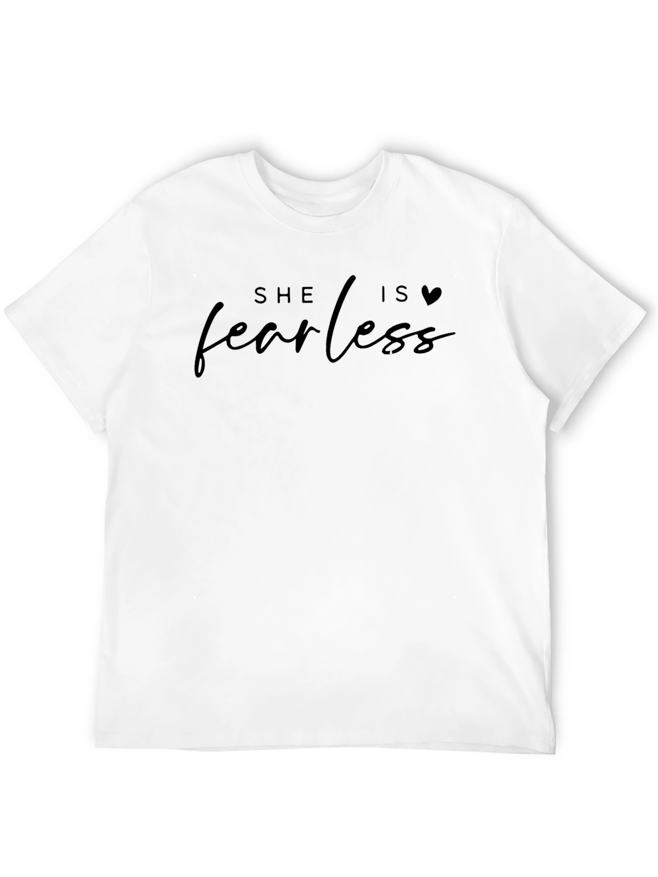 She is Fearless Black T-Shirt